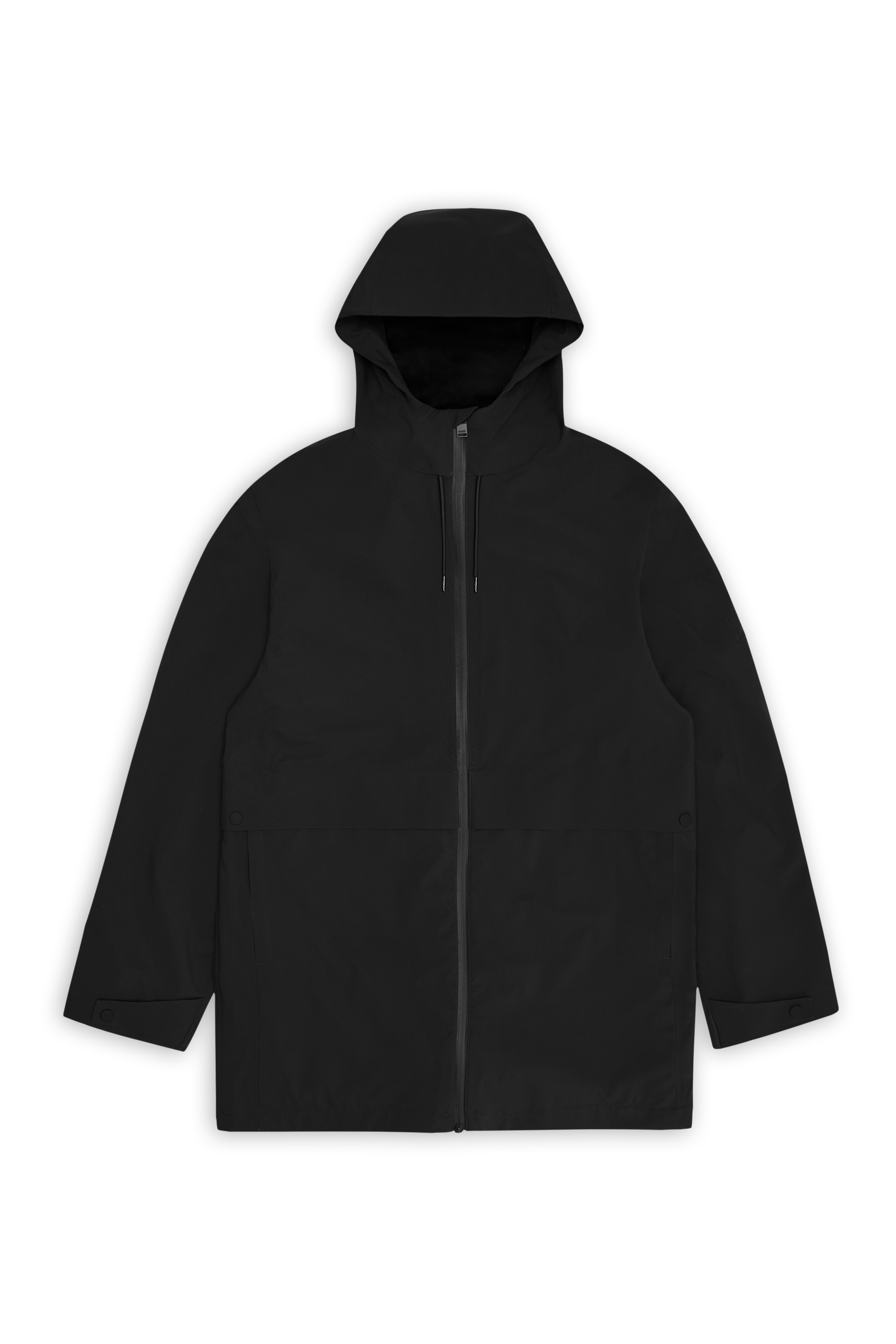 RAINS Suva Hardshell Long Jacket Black Jacket