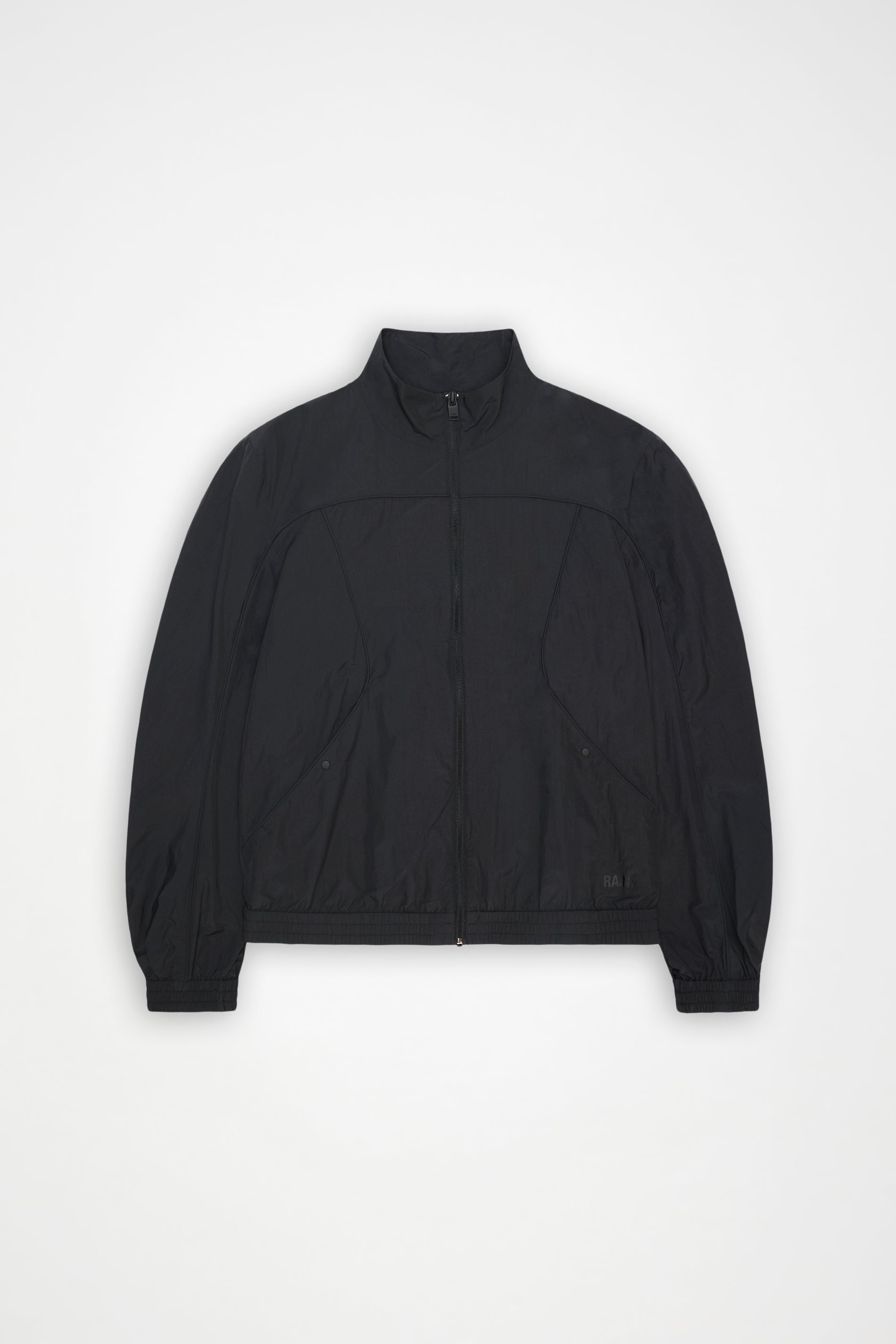 RAINS Cooldown Track Top Black Jacket