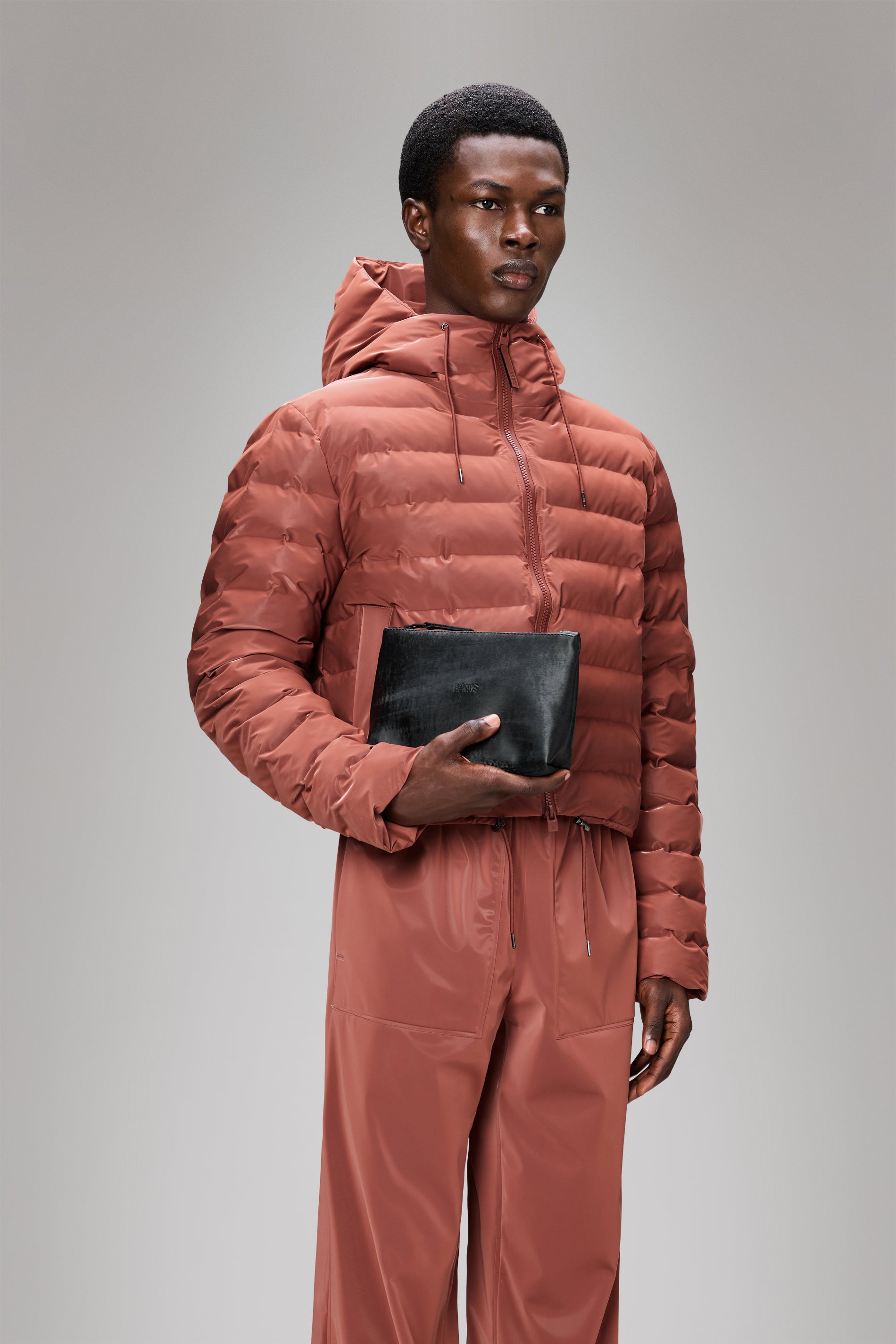 Rains Cosmetic Bag Coal 2.20L H15 x D6.50 x W23 cm Wash Bag