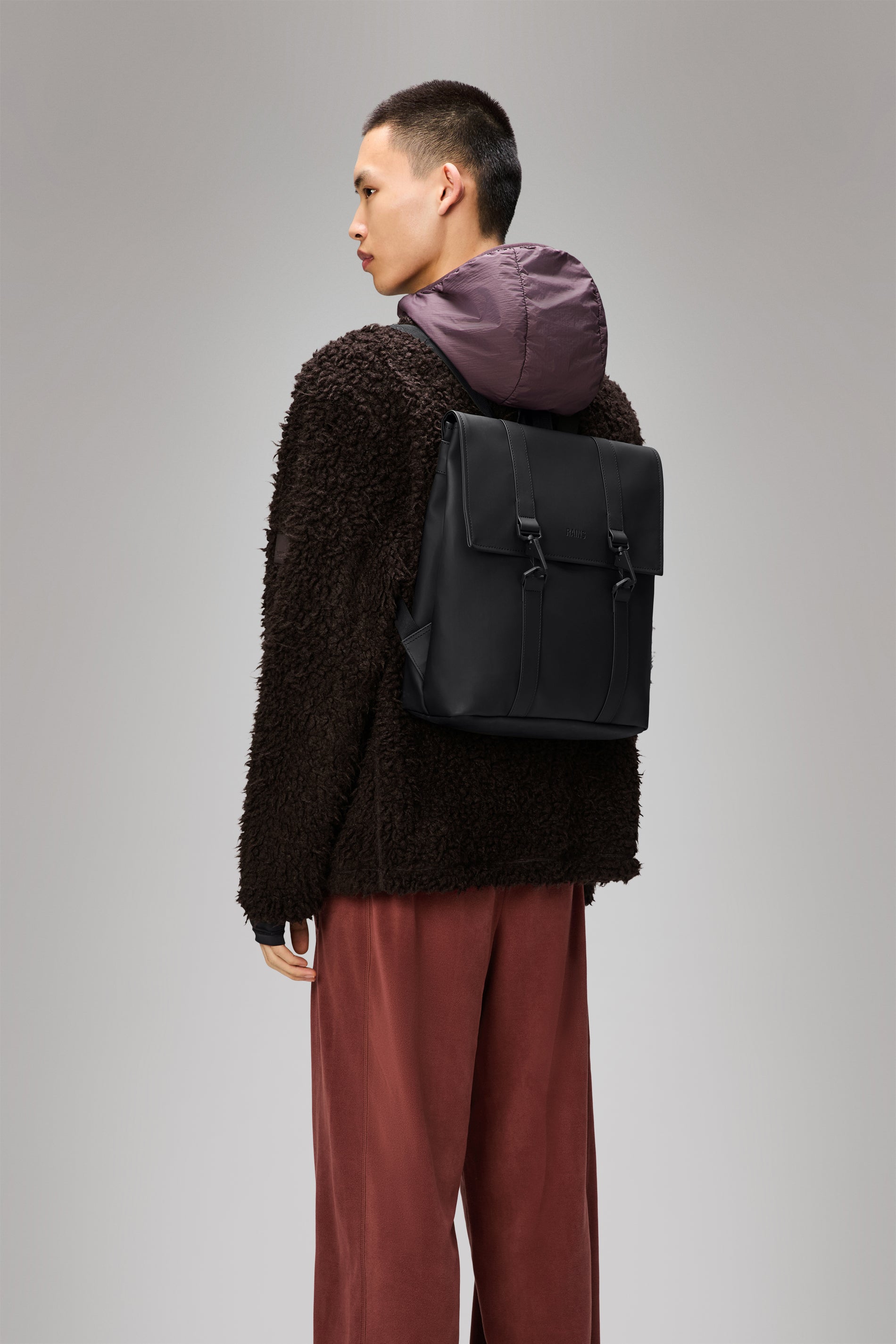 Rains MSN Bag Mini Black 13.50L H34 x D12 x W33 cm Backpack