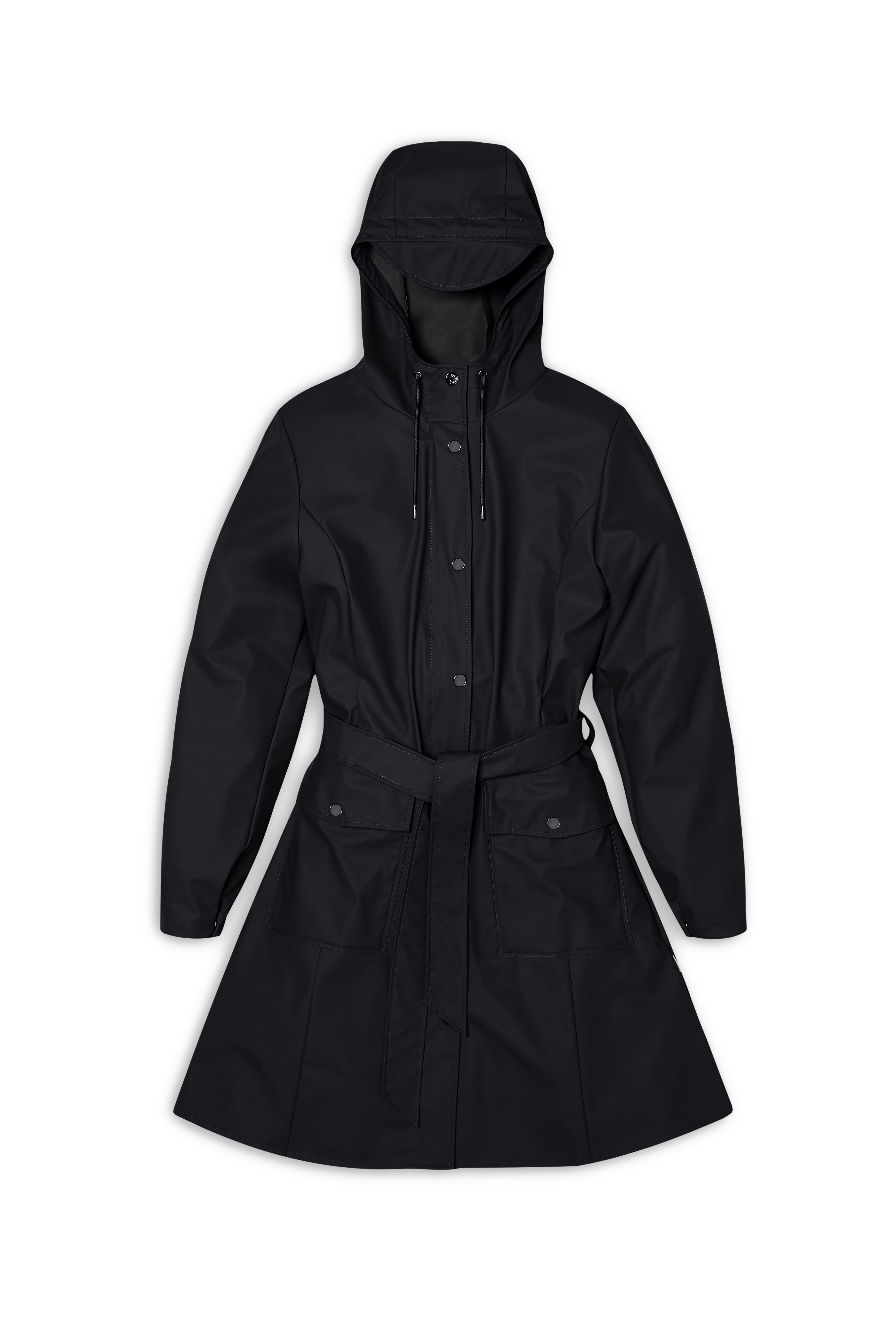 RAINS Curve Long Jacket
Black Jacket