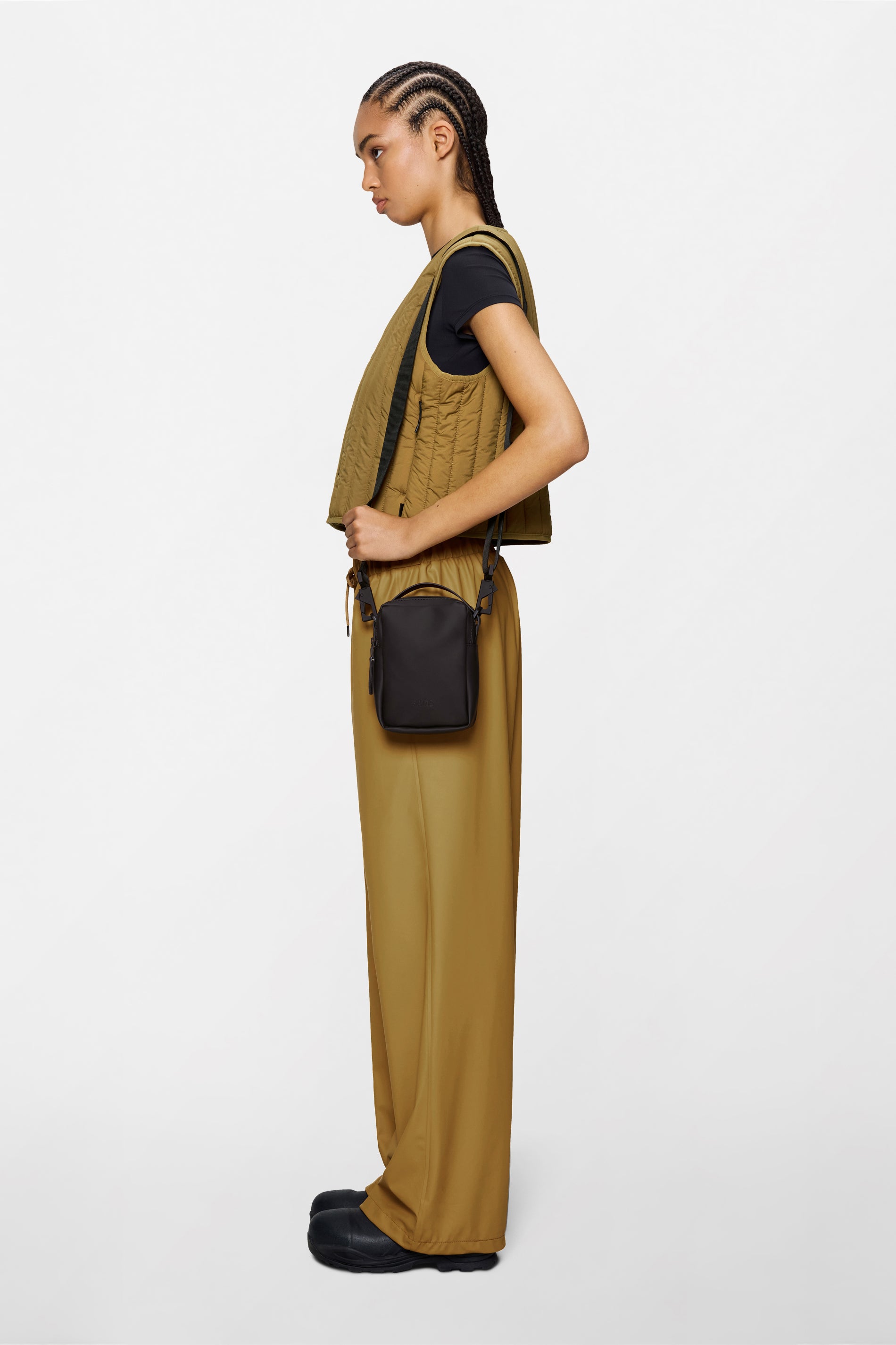 RAINS Reporter Box Bag Black 1.50L H18 x D6 x W13 cm Crossbody