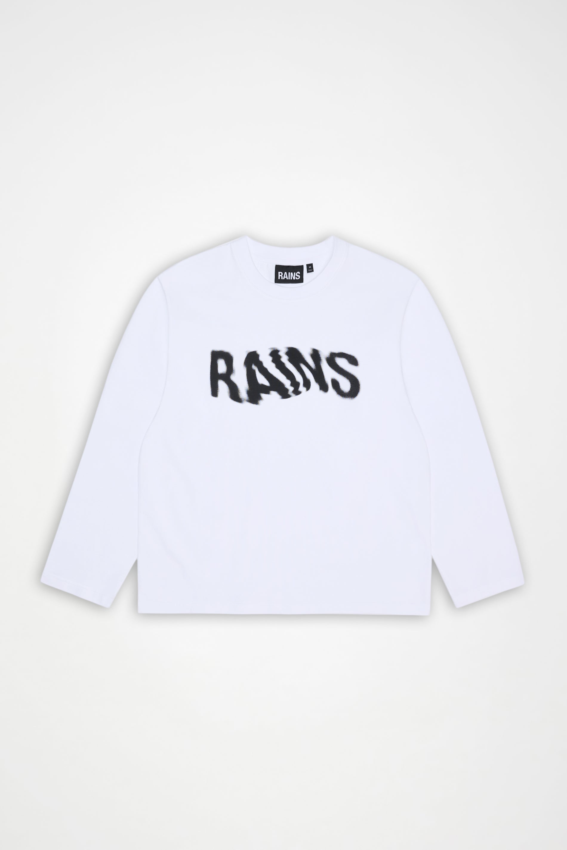 RAINS Classic Long Sleeve T-shirt Ripple White Long Sleeve
