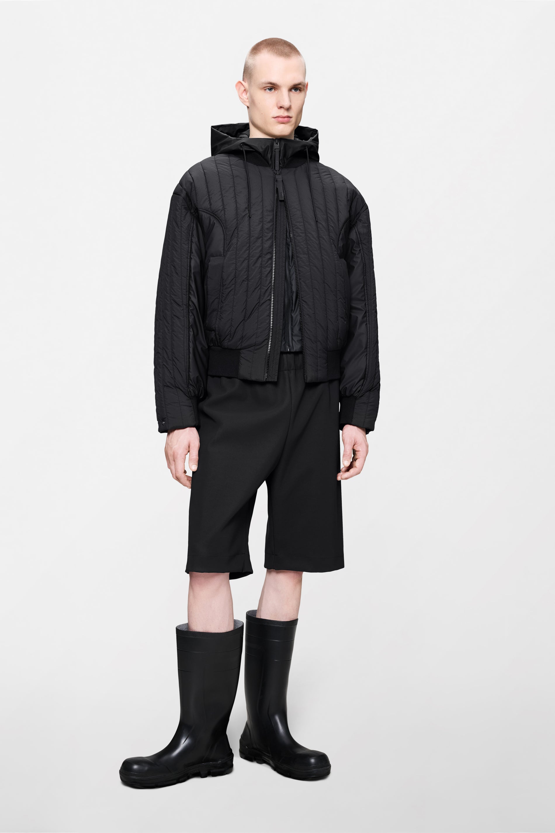 RAINS Koya Vision Bomber Jacket Black Jacket