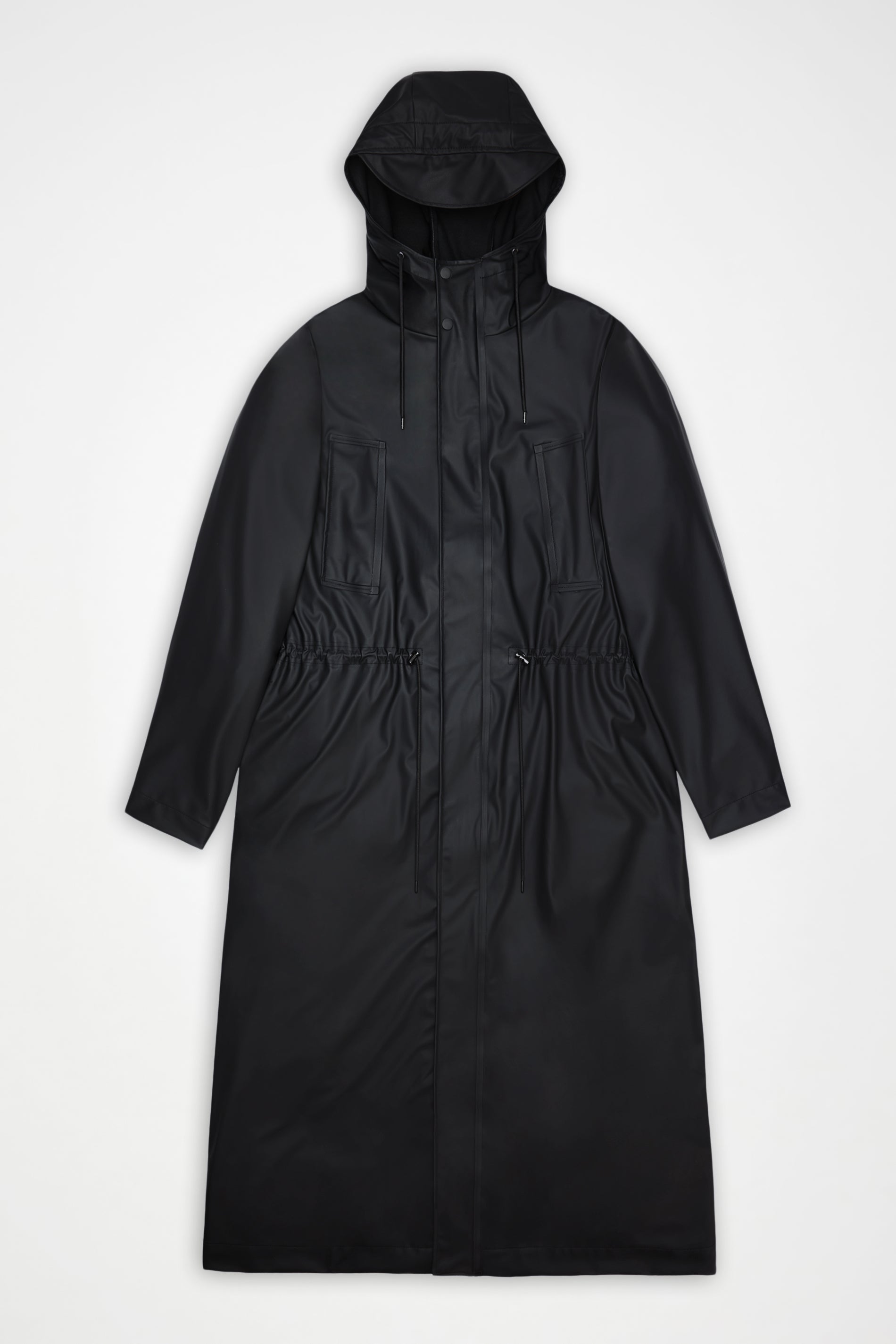 RAINS Bold Longest Jacket Black Jacket