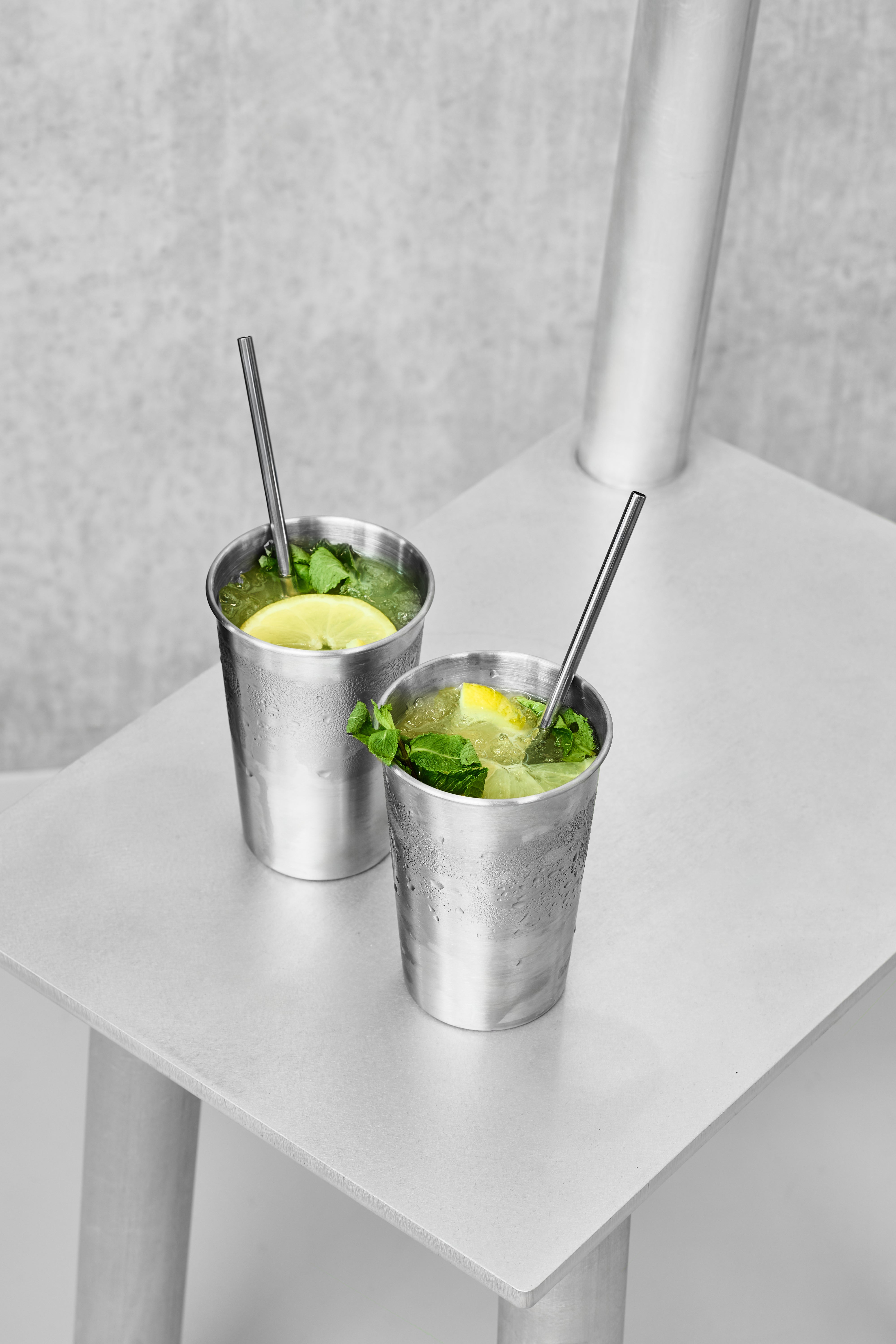 RAINS Stainless Steel 2-Pack Cups 500ml Steel Coffee Mugs