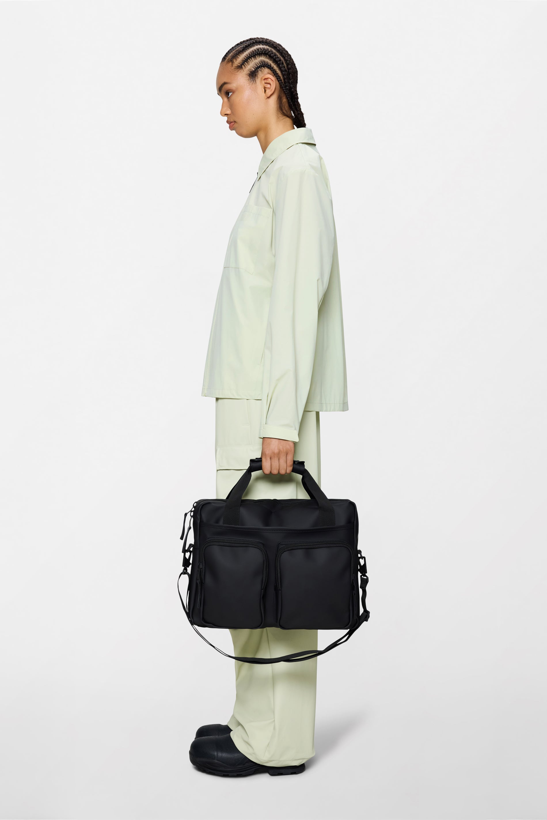 RAINS Texel Tech Bag Black 10L H30 x D9 x W39 cm Crossbody