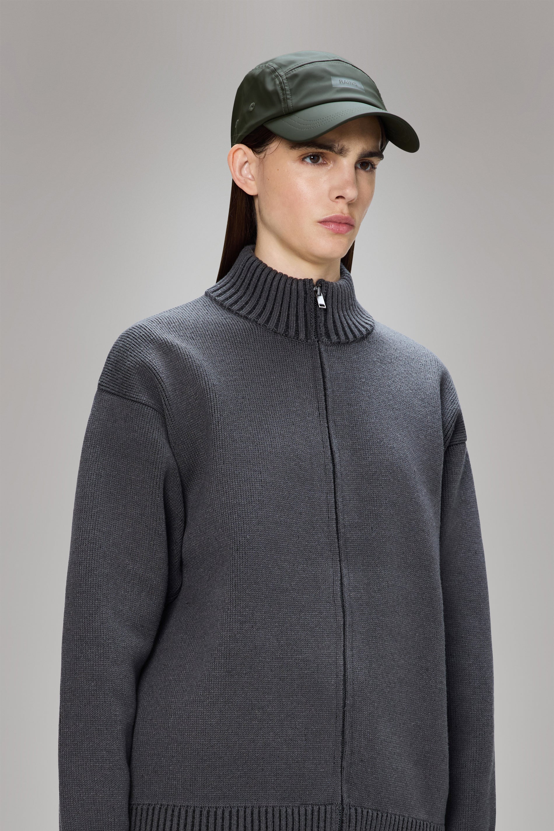 RAINS 5 Panel Cap Green Headwear