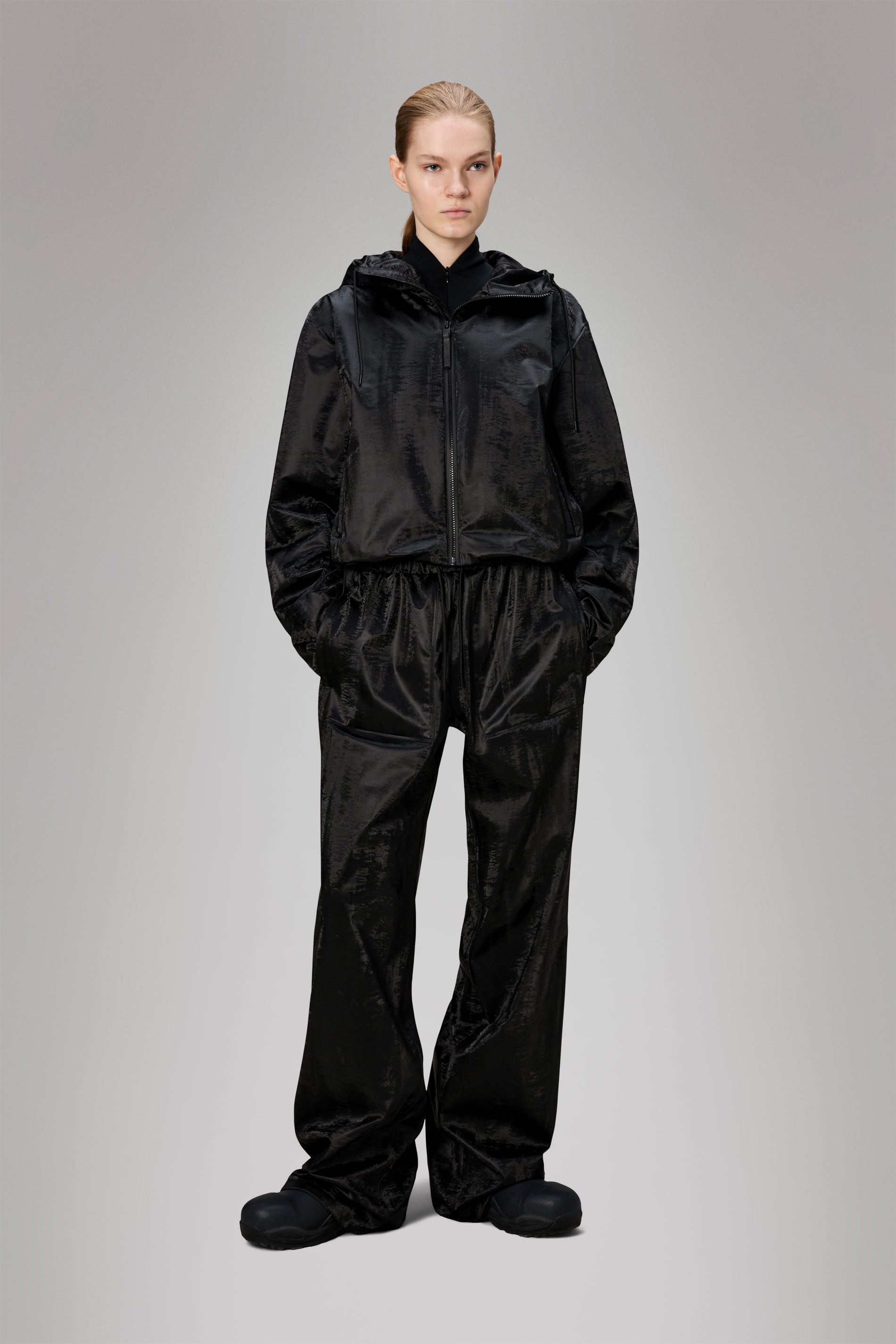 RAINS Lohja Short Insulated Jacket Coal Jacket