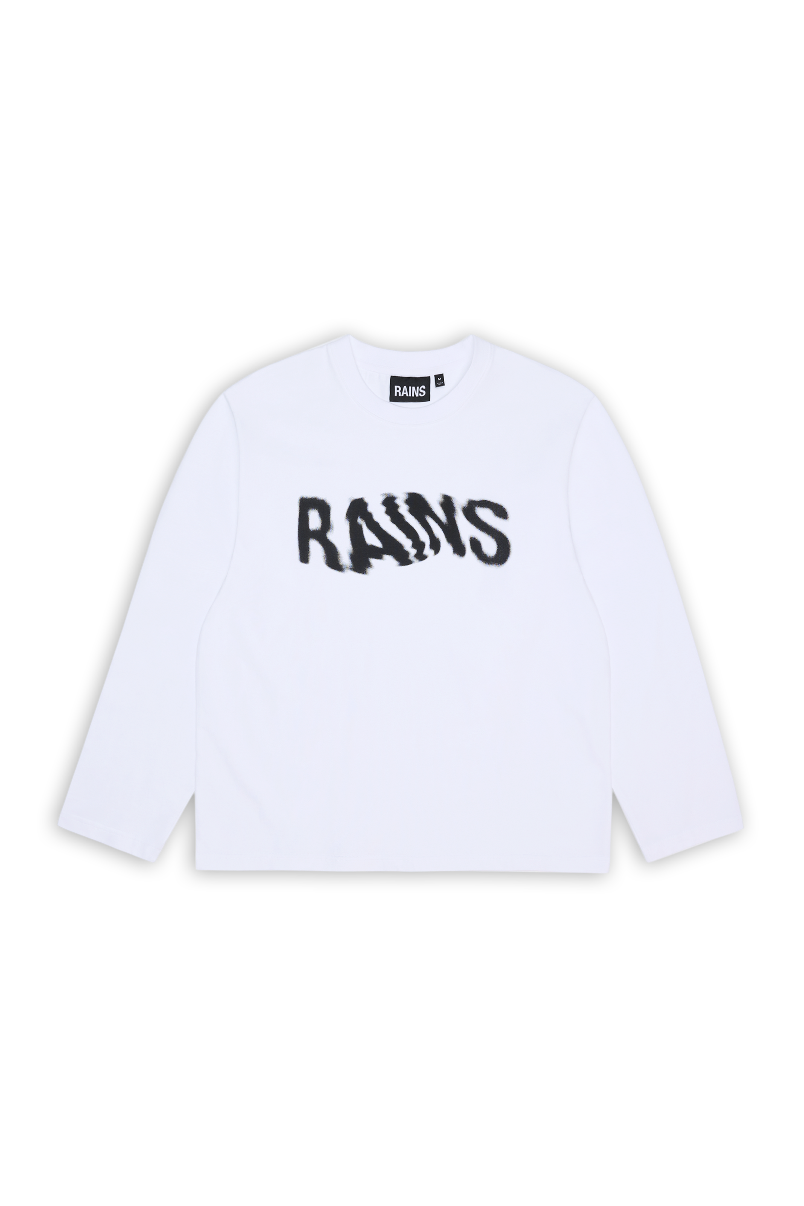 RAINS Classic Long Sleeve T-shirt Ripple White Long Sleeve