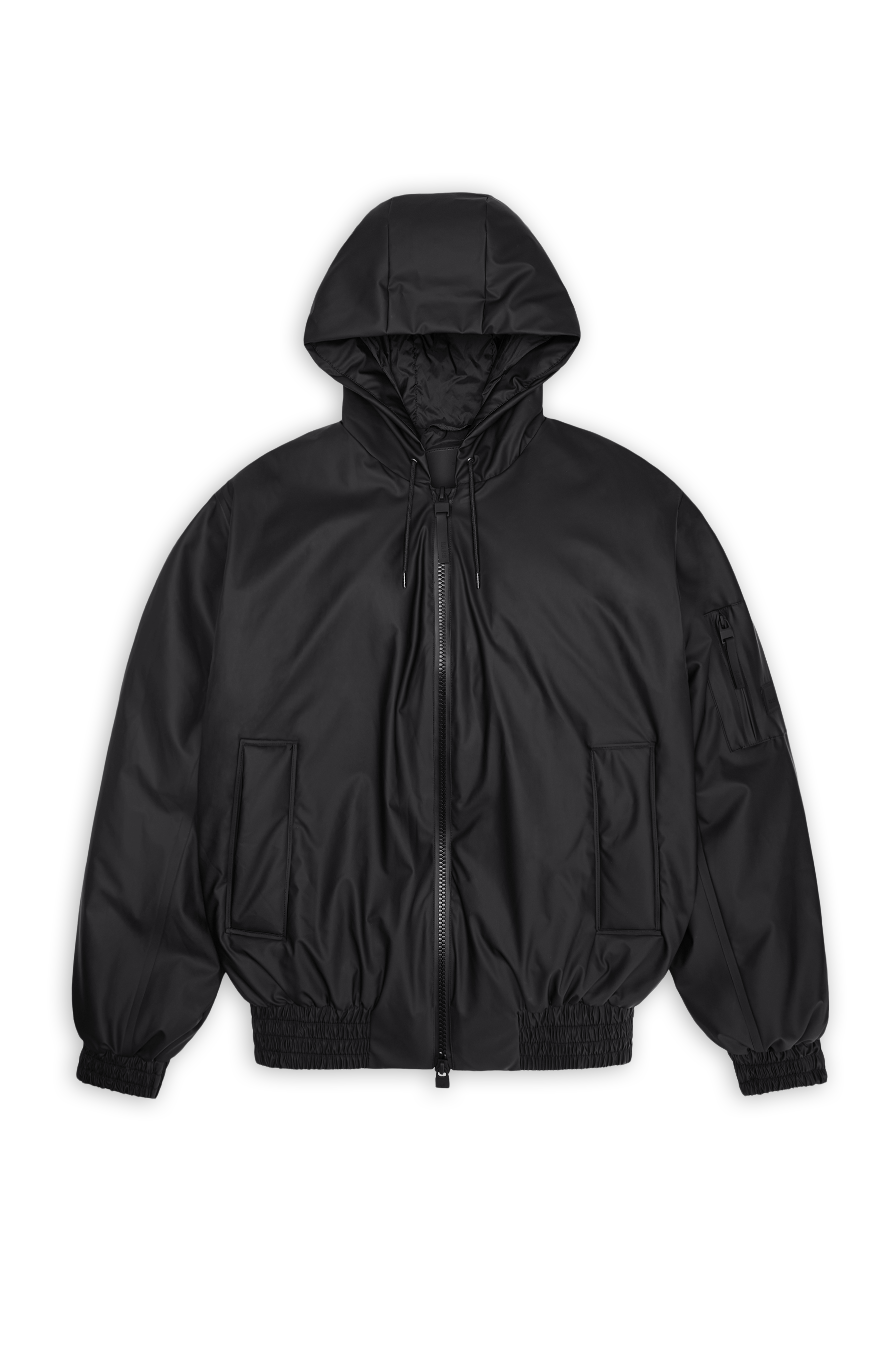 RAINS Lohja Insulated Bomber Jacket Black Jacket