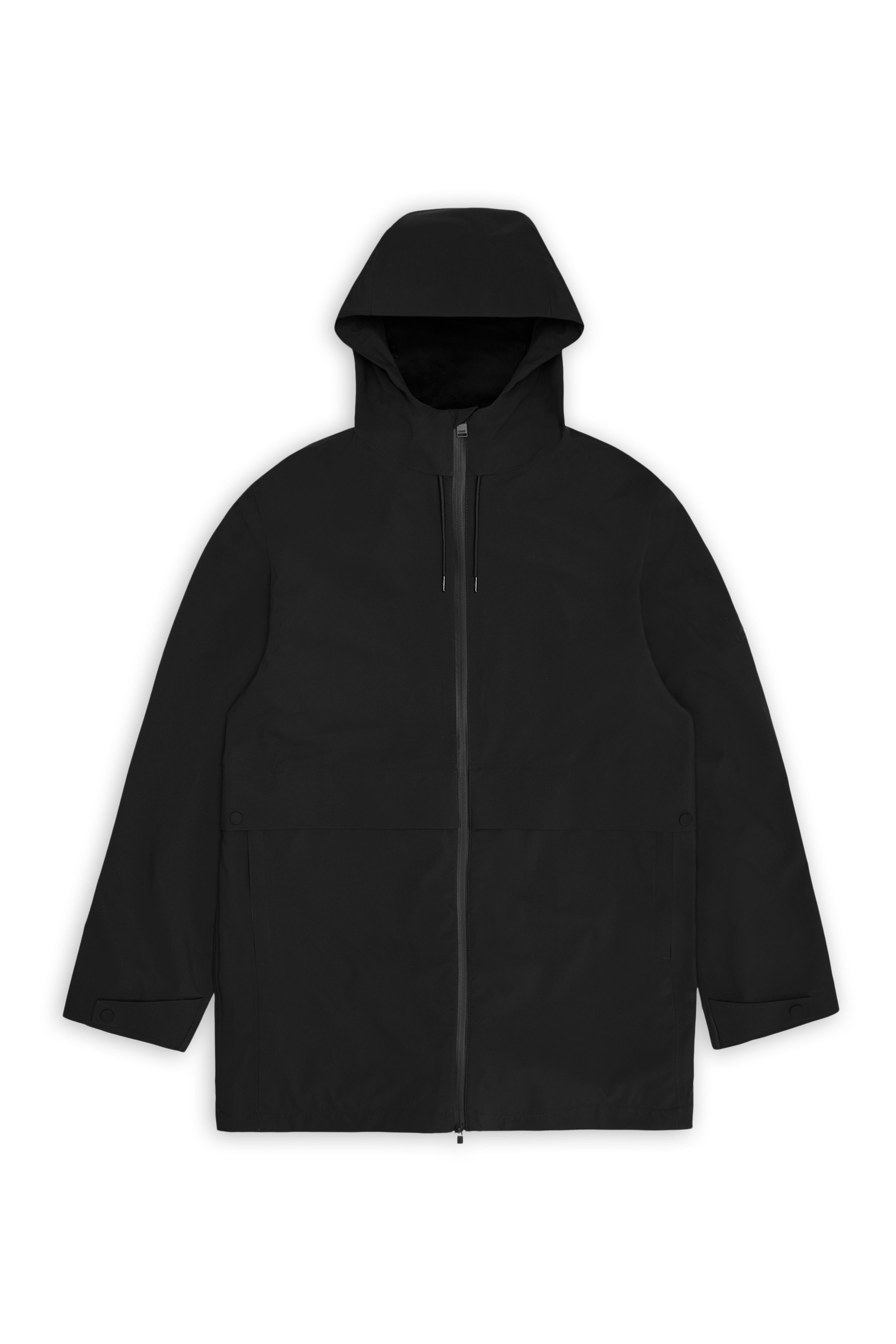 RAINS Suva Hardshell Long Jacket Black Jacket