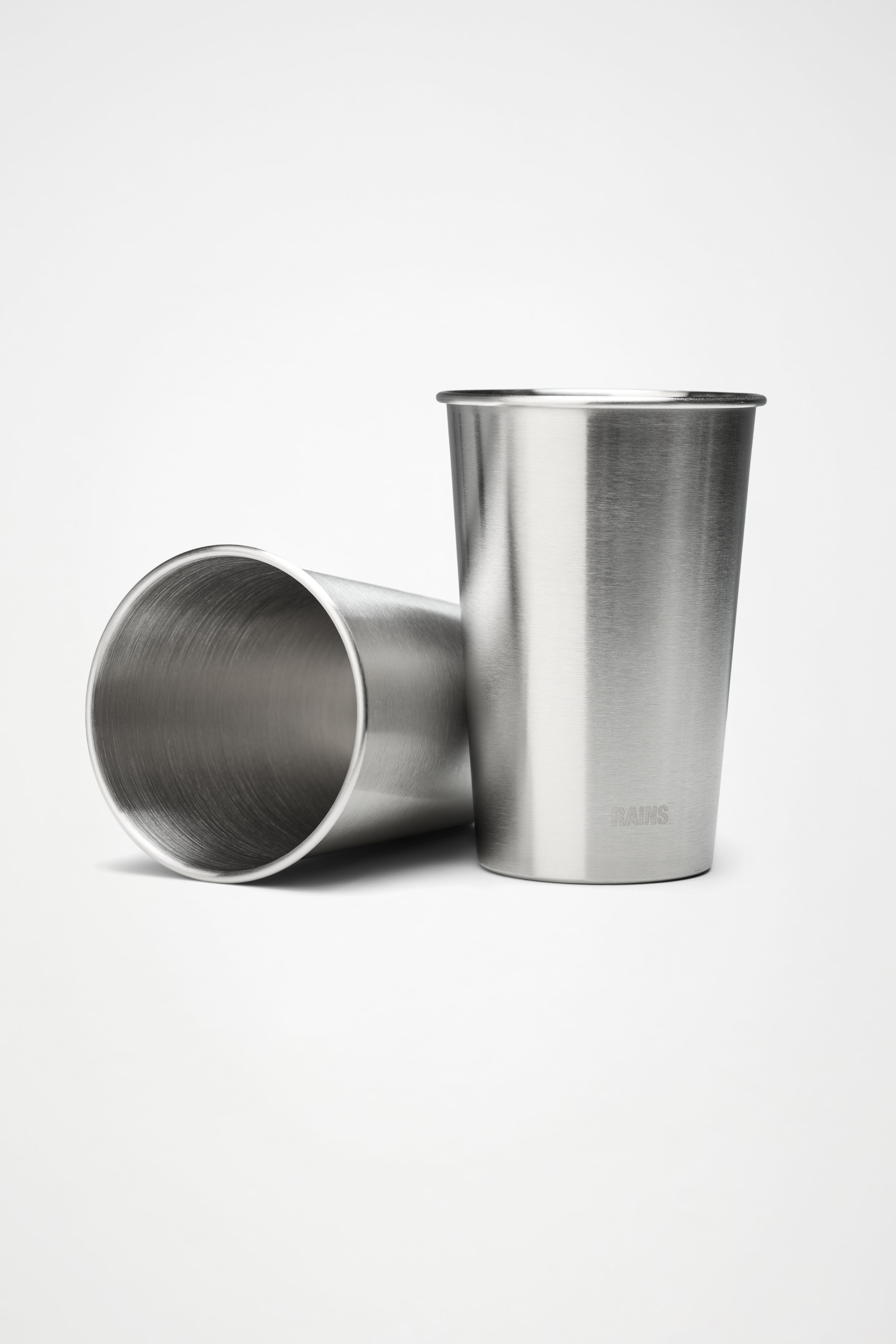 Stainless Steel 2-Pack Cups 500ml