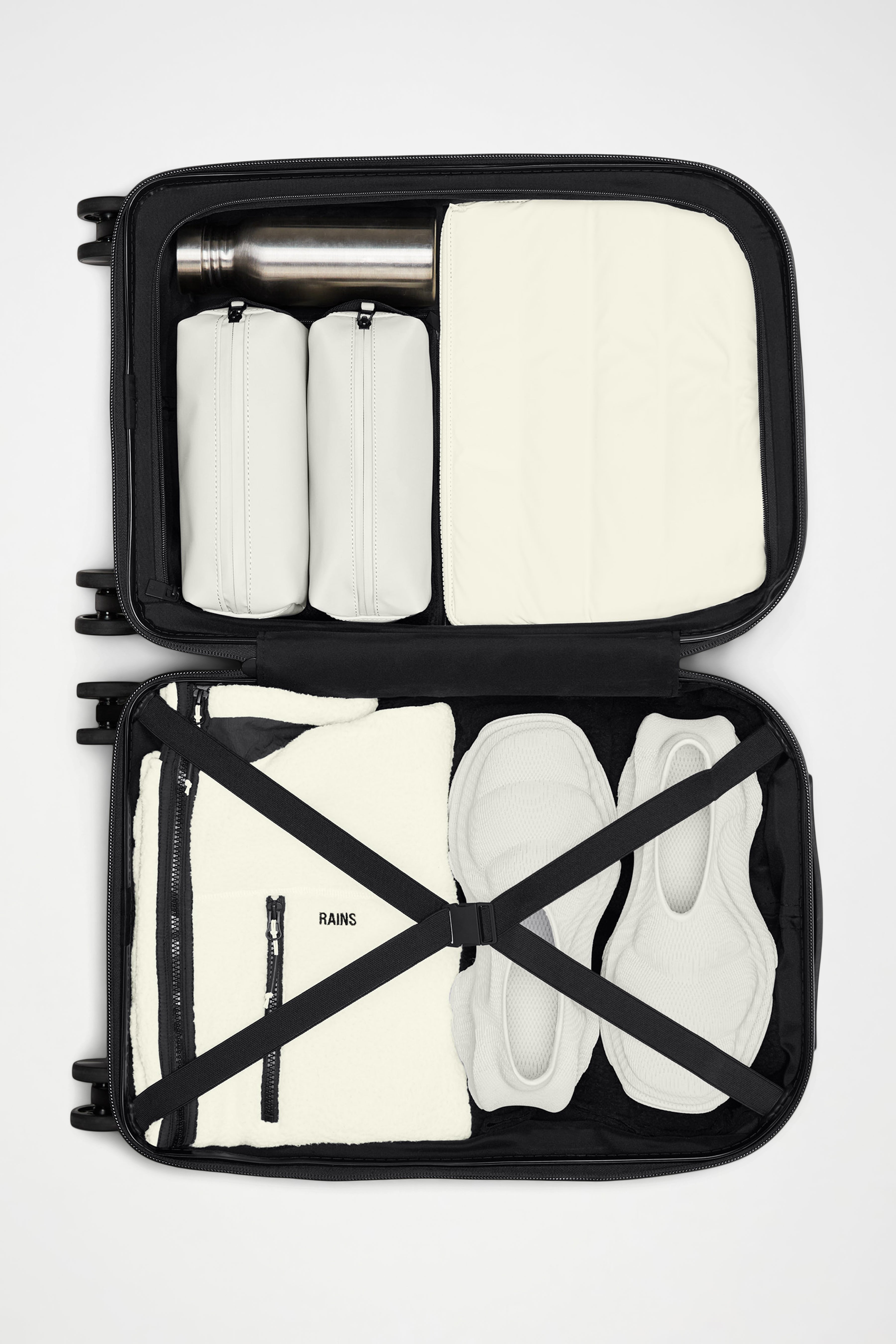 RAINS Texel Cabin Trolley Raven 37L H55 x D25 x W33 cm Cabin