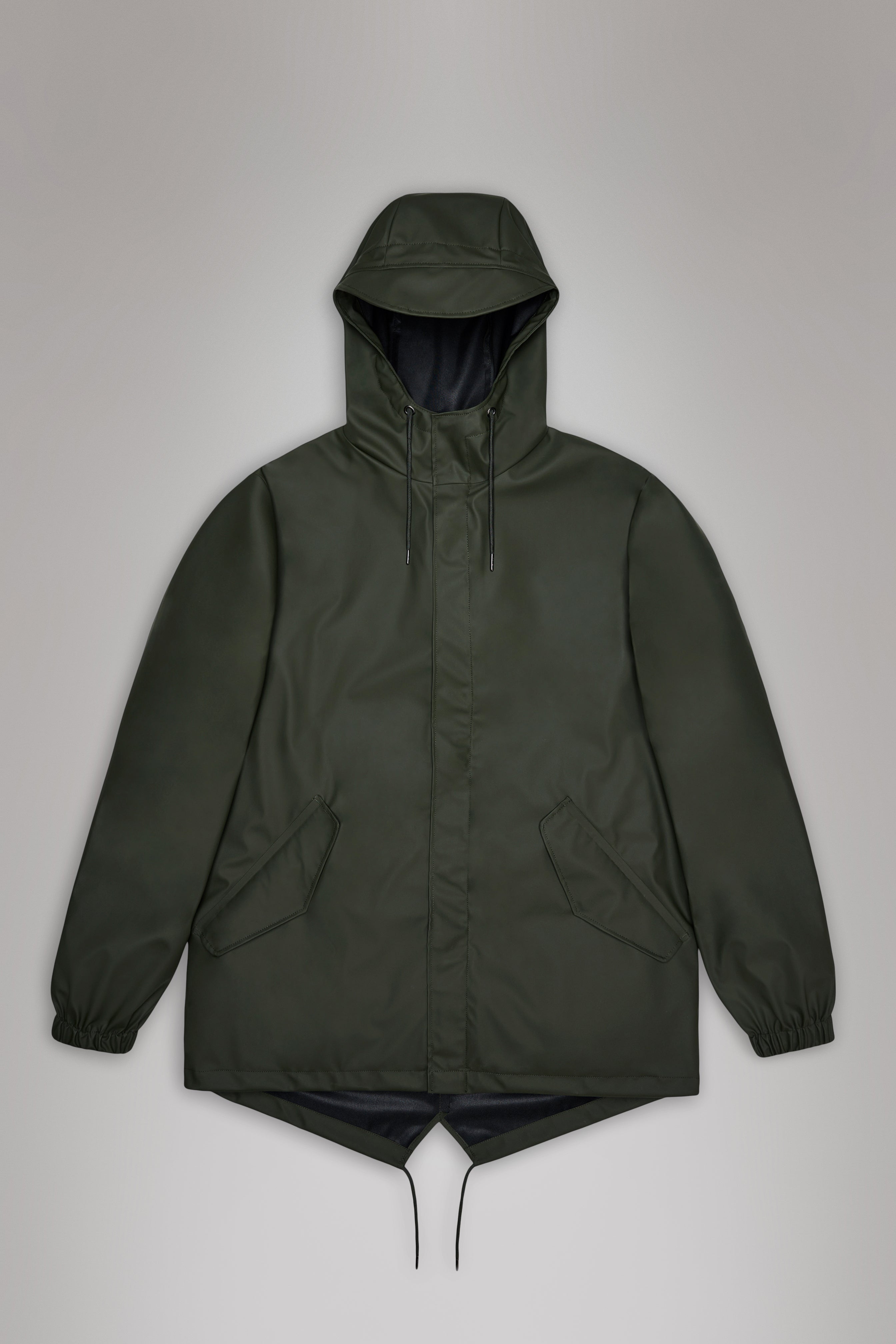 RAINS Fishtail Jacket Green Jacket