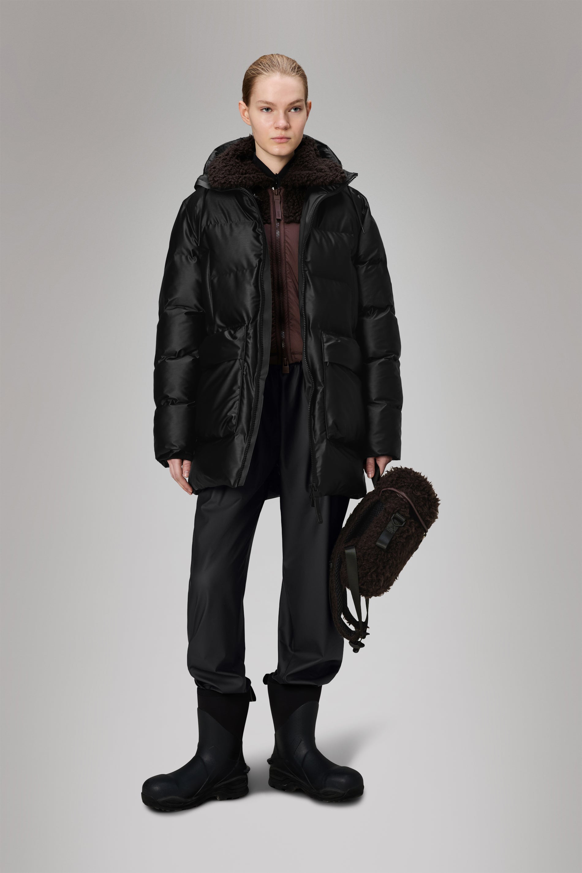 Alta Long Puffer Cargo Jacket