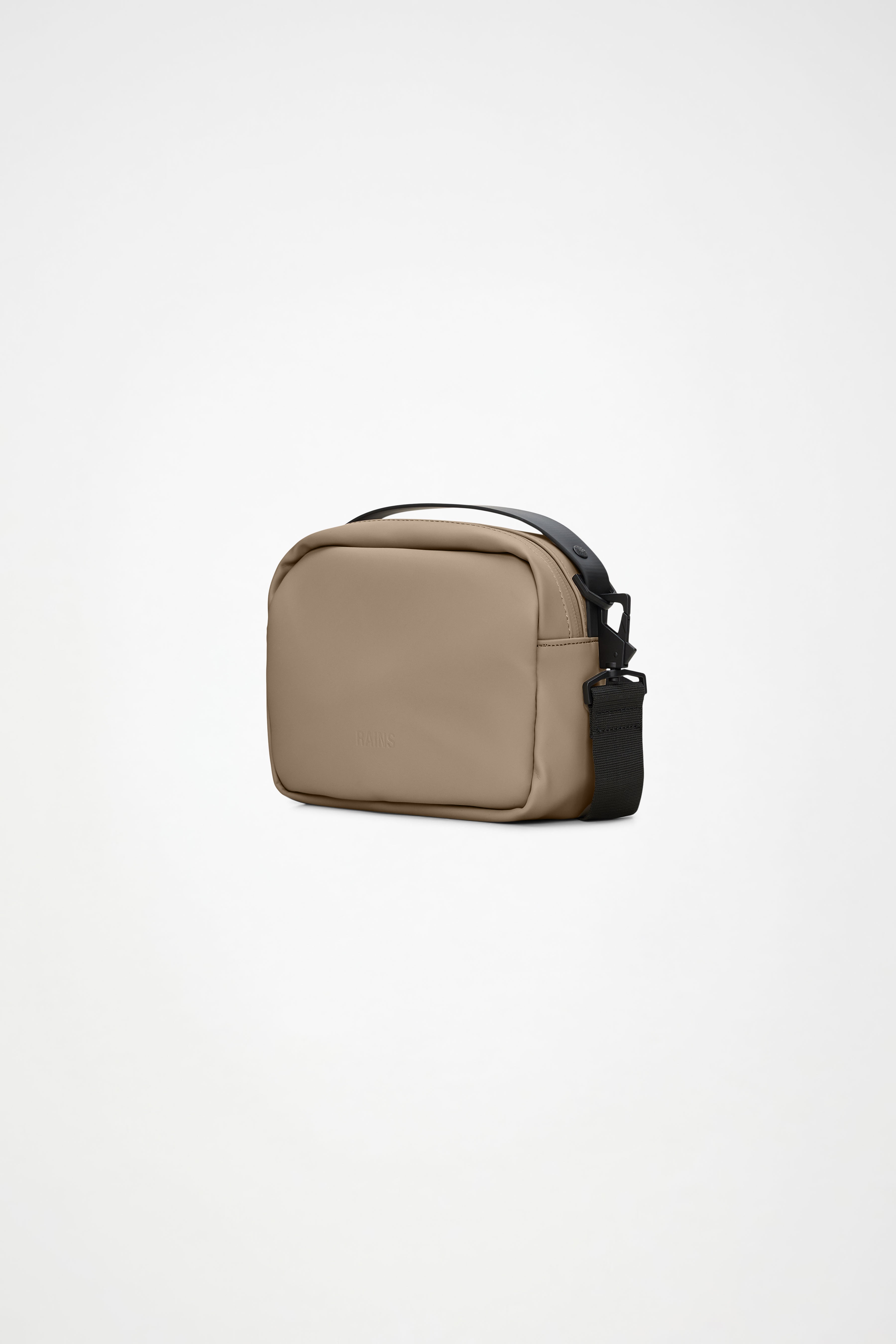 RAINS Box Bag Beige 2.80L H16 x D8.50 x W21 cm Crossbody