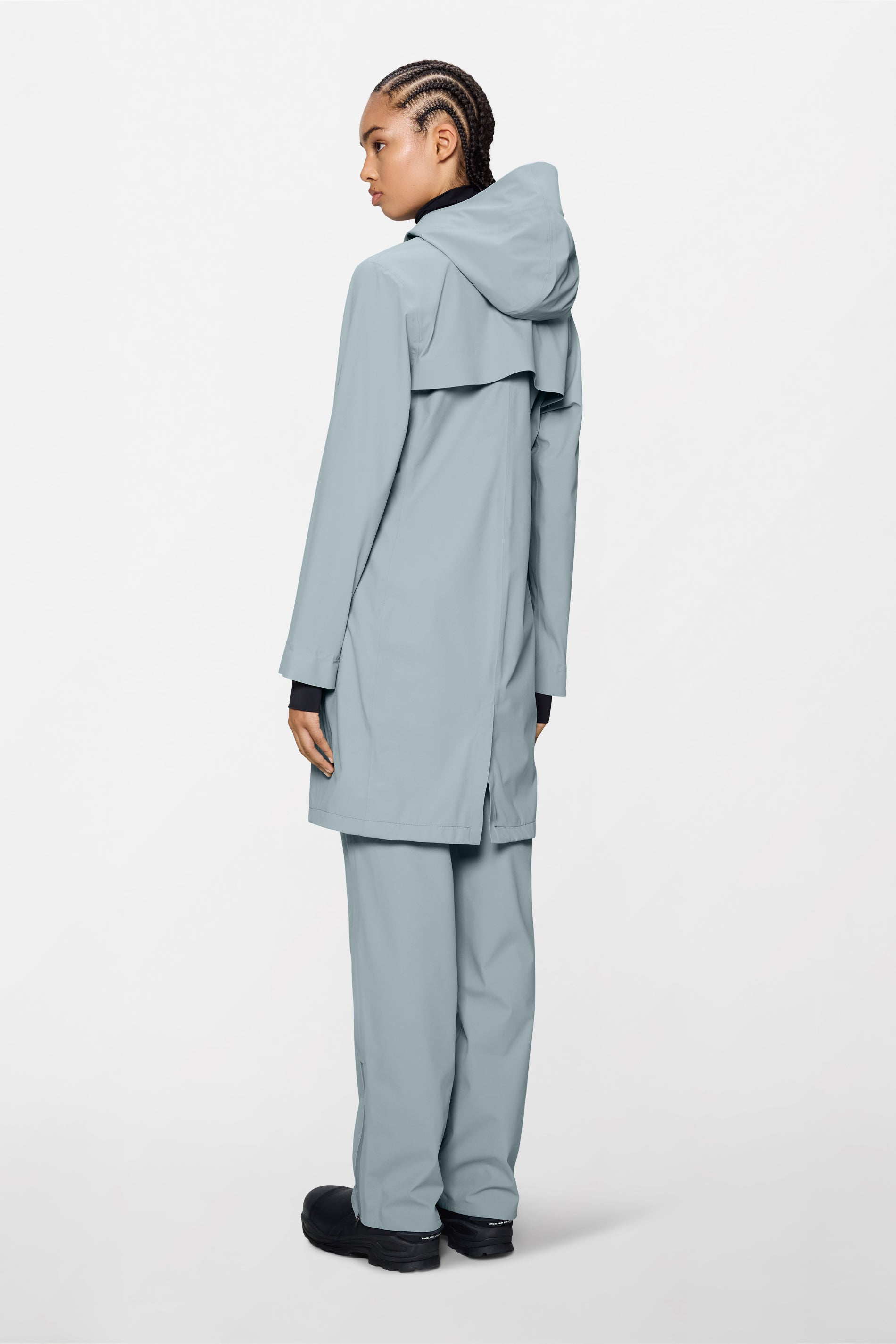 RAINS Suva Hardshell Long W Jacket Pool Jacket