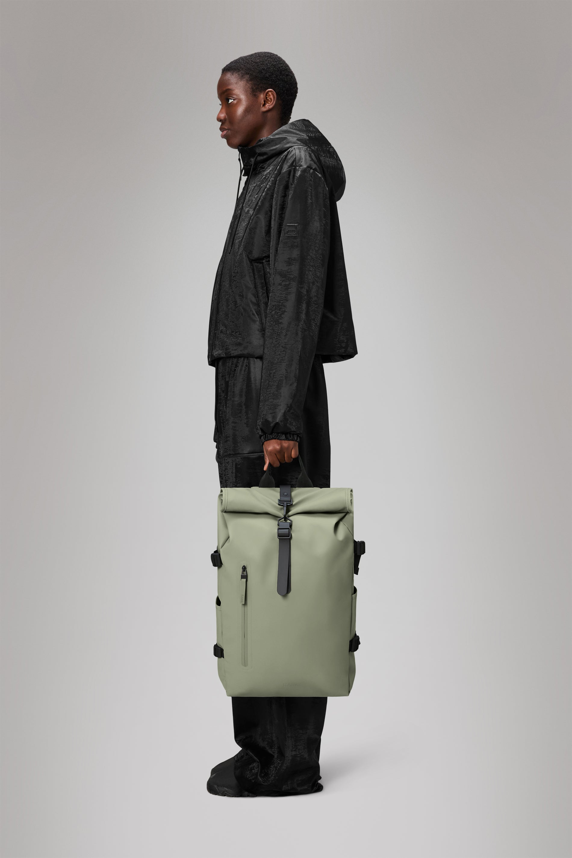 Rains Rolltop Rucksack Large Drift 28L H63 x D14 x W32 cm Backpack