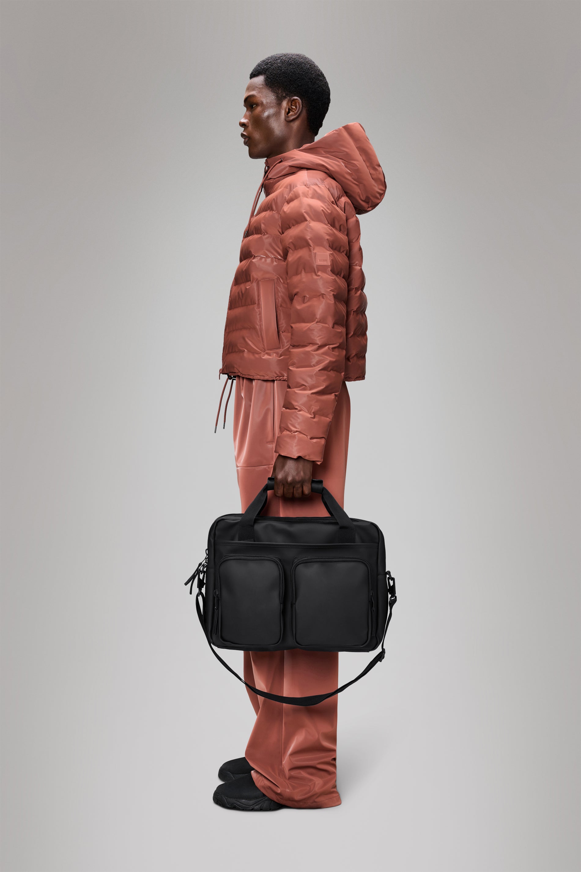 RAINS Texel Tech Bag Black 10L H30 x D9 x W39 cm Laptop bag