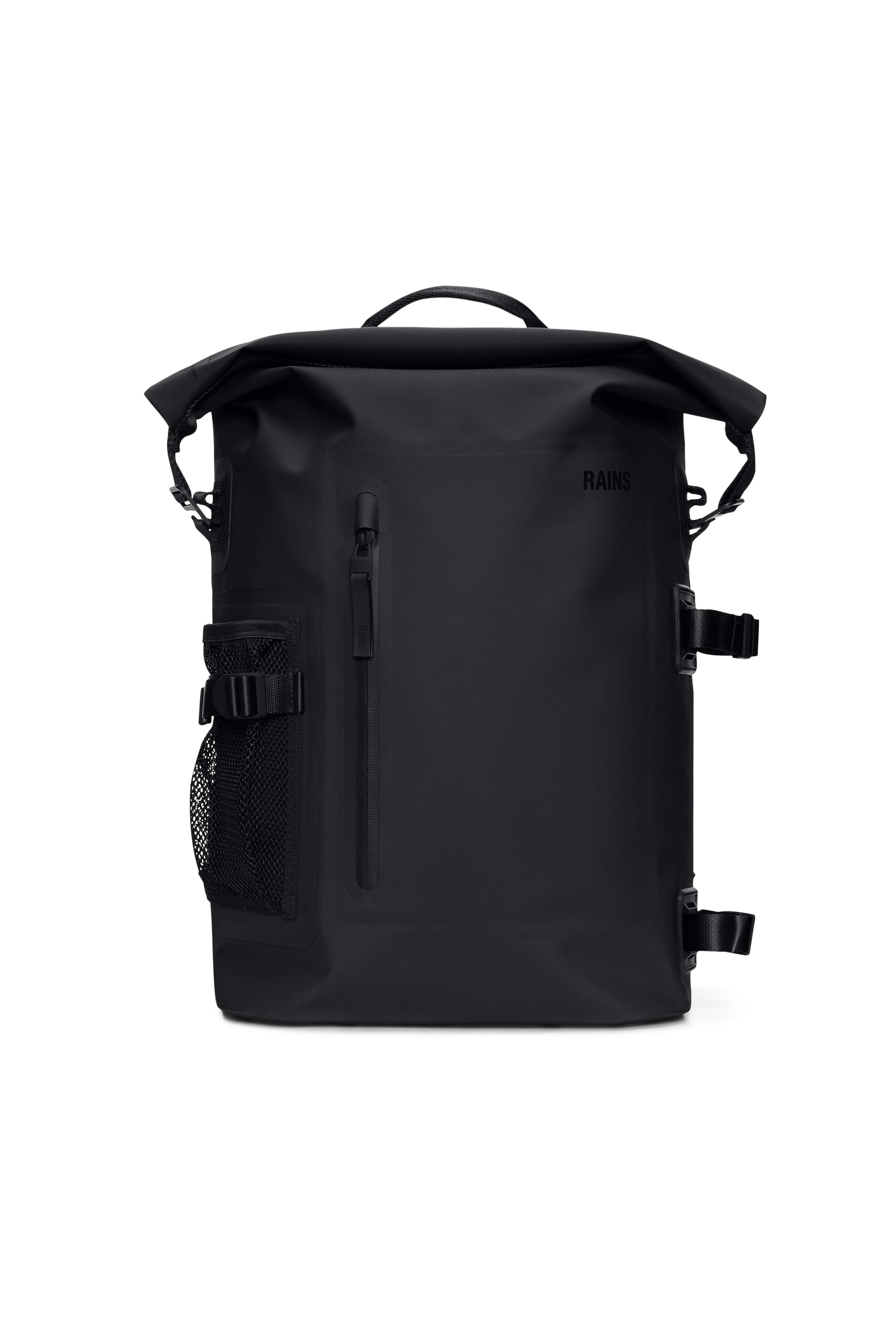 RAINS Deepwater Rolltop Rucksack Large Black 31L H46 x D16 x W32 cm Backpack