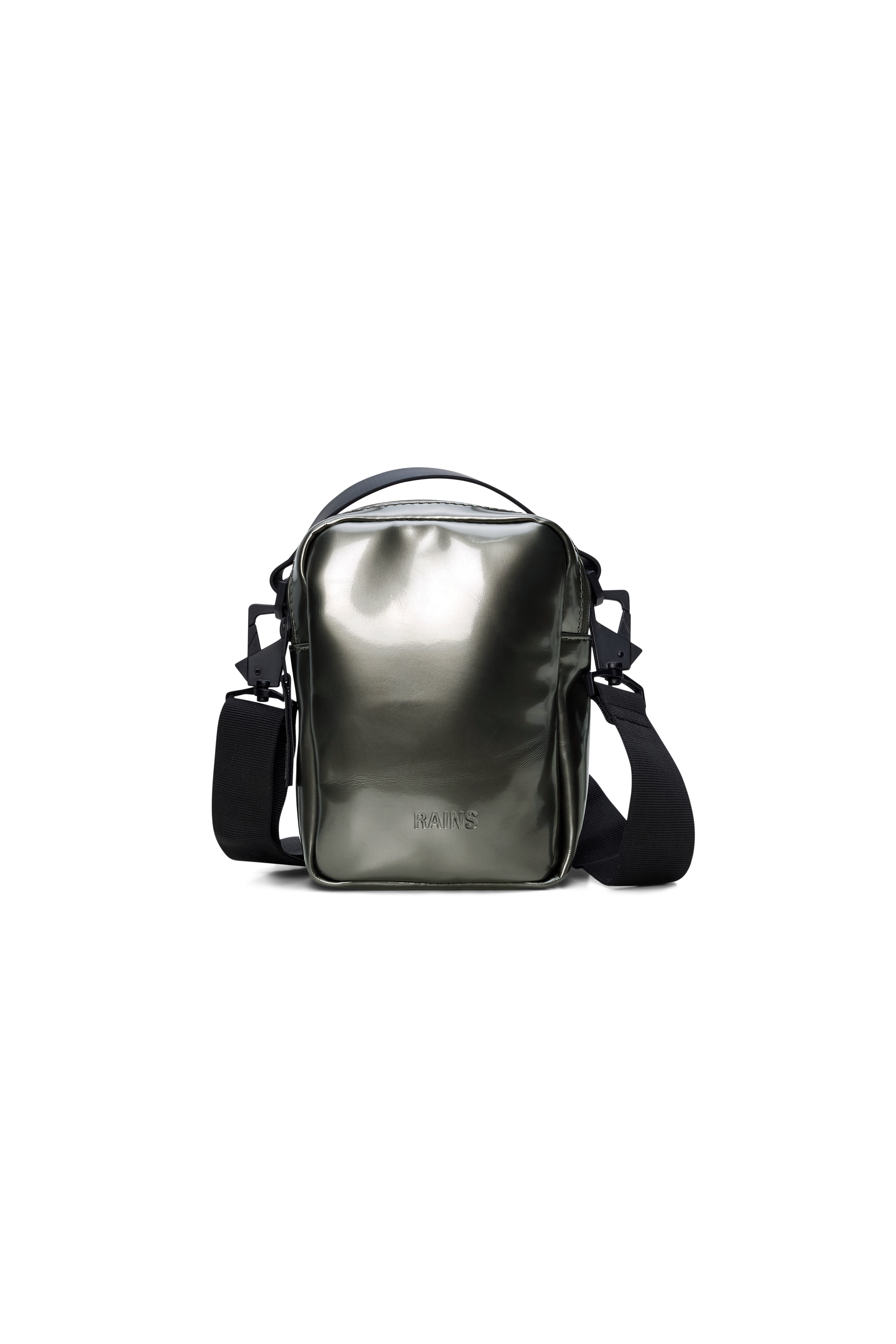 RAINS Reporter Box Bag Raven 1.40L H18 x D6 x W13 cm Crossbody