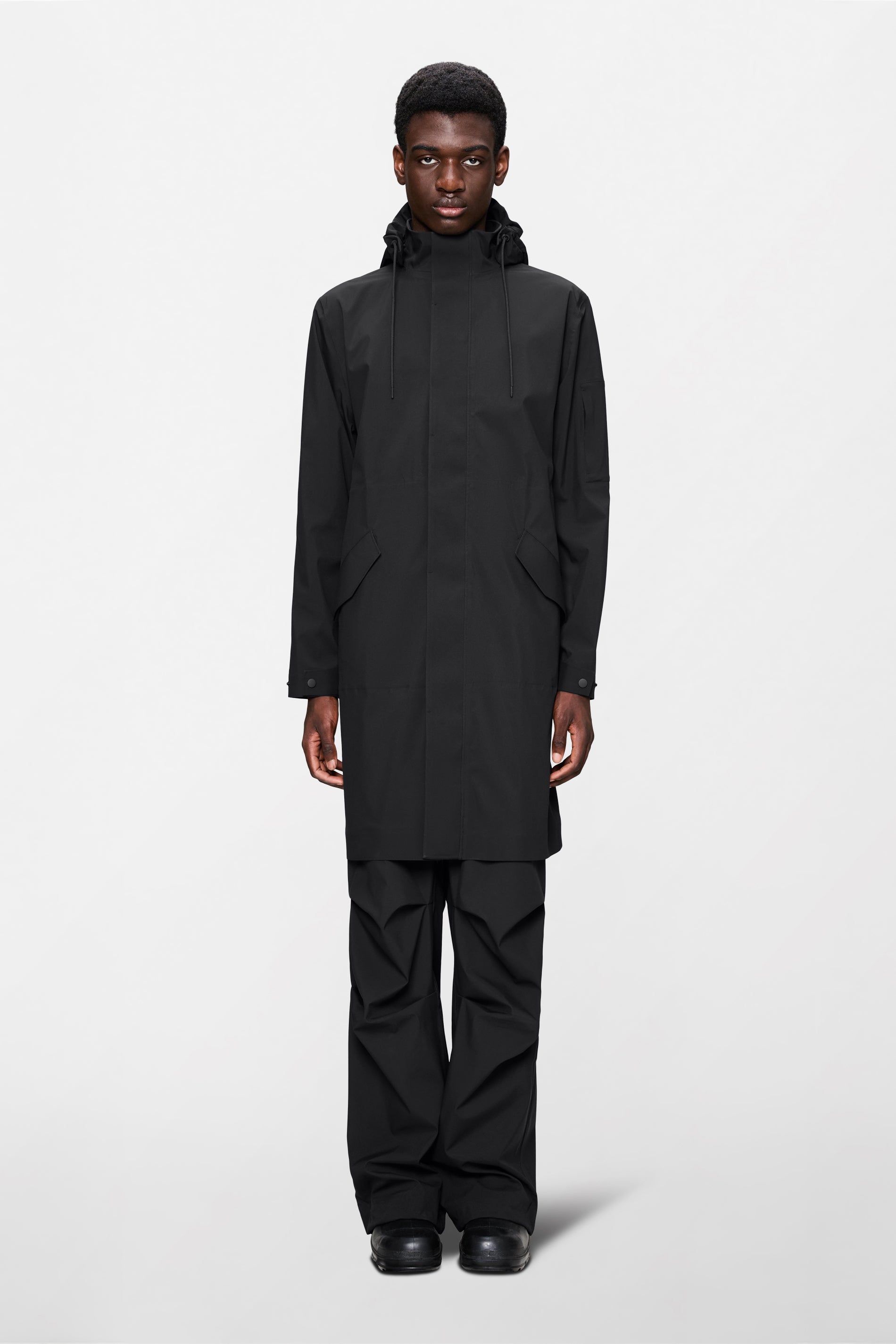 RAINS Suva Hardshell Coat Black Jacket