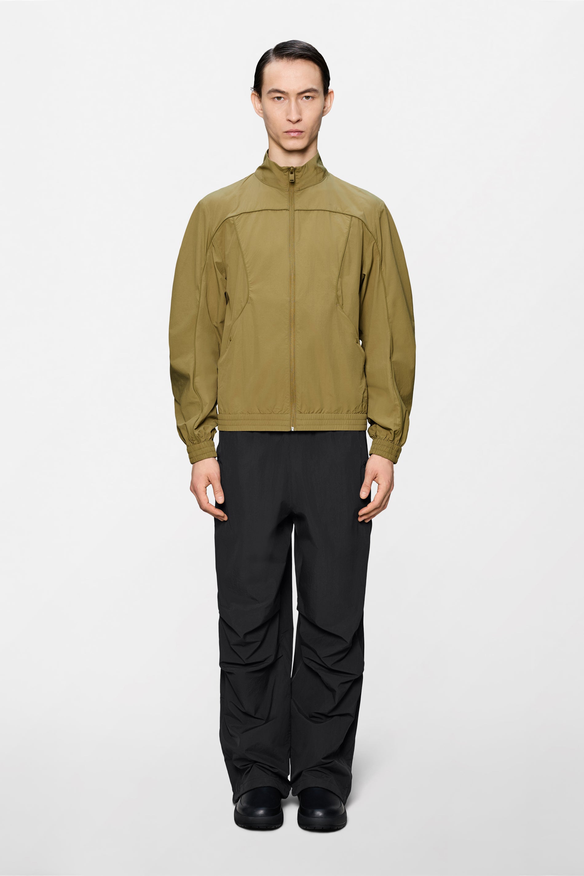 RAINS Cooldown Track Top Fawn Jacket