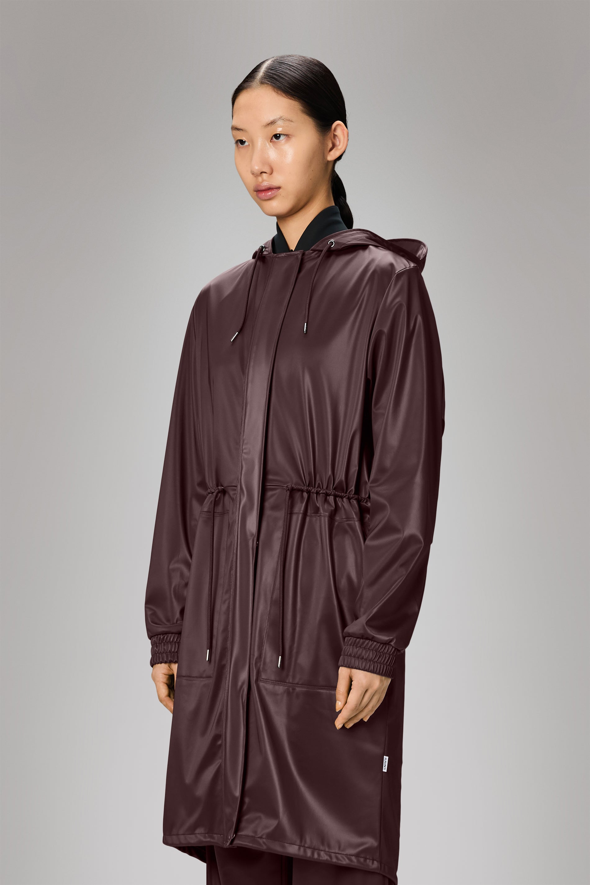 Rains® String W Parka in Black for €119 | 2-Year Warranty