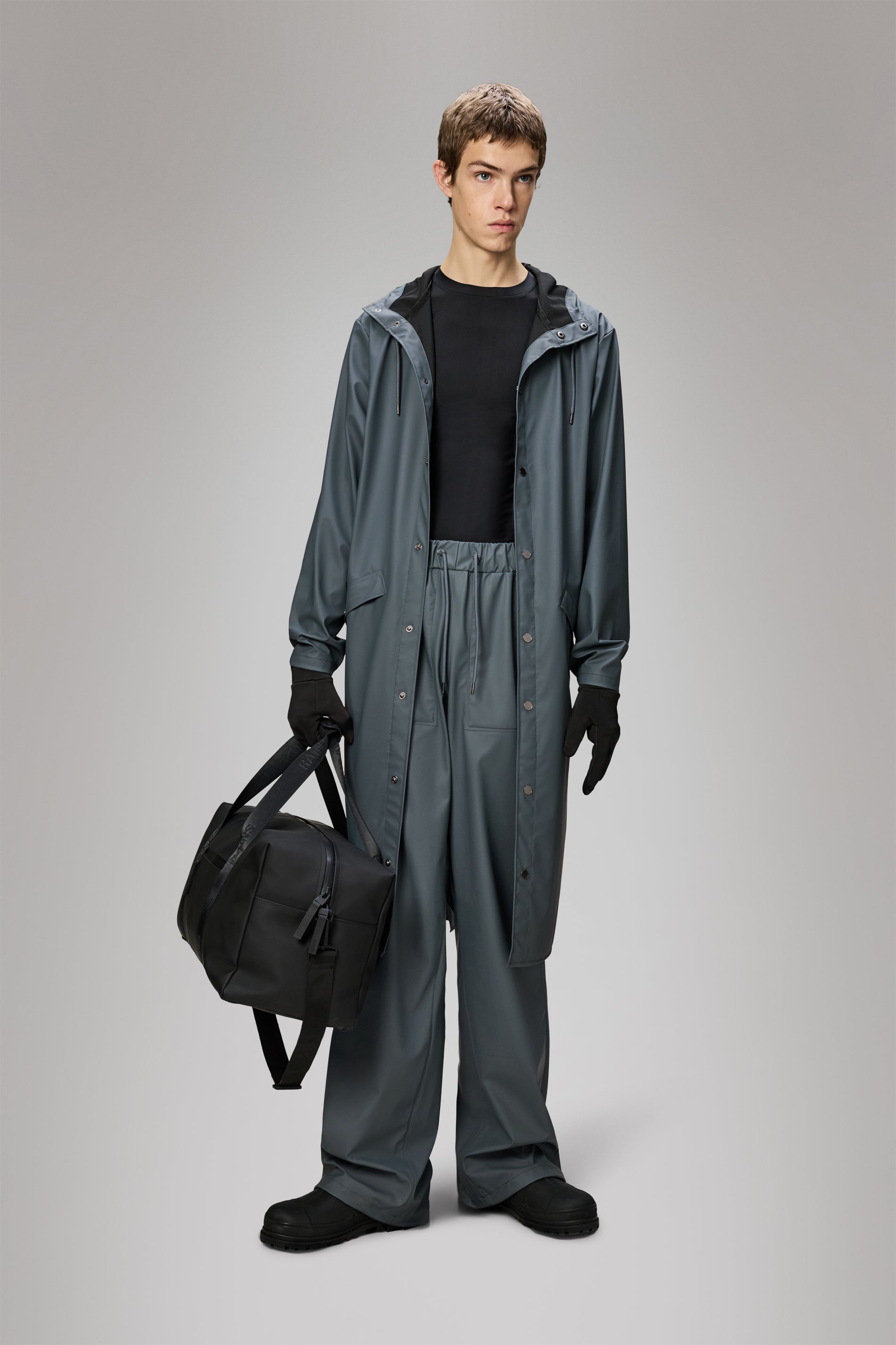 RAINS Longer Jacket Lagoon Jacket