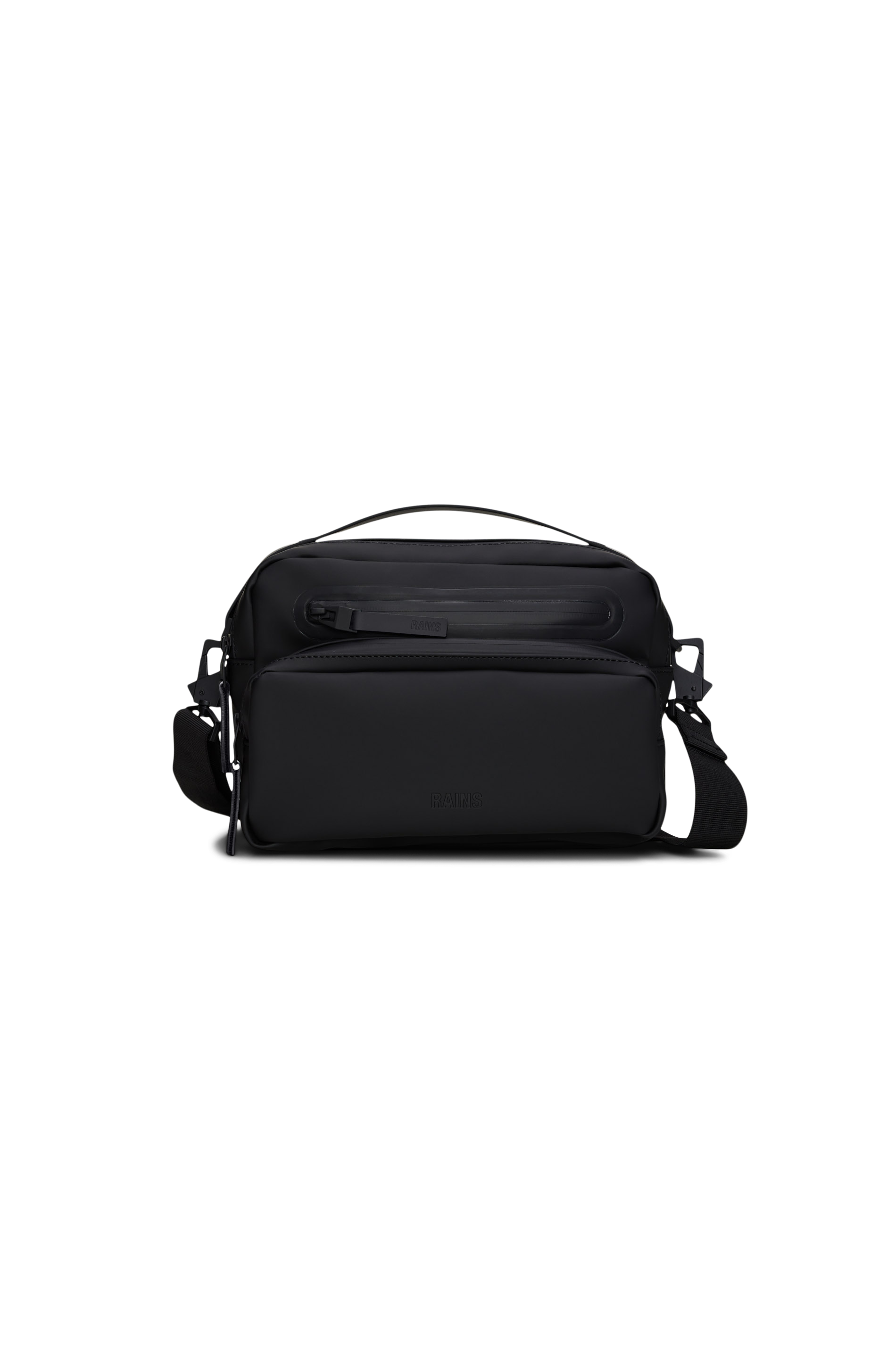 RAINS Cargo Box Bag Black 3.60L H18 x D9 x W25 cm Crossbody