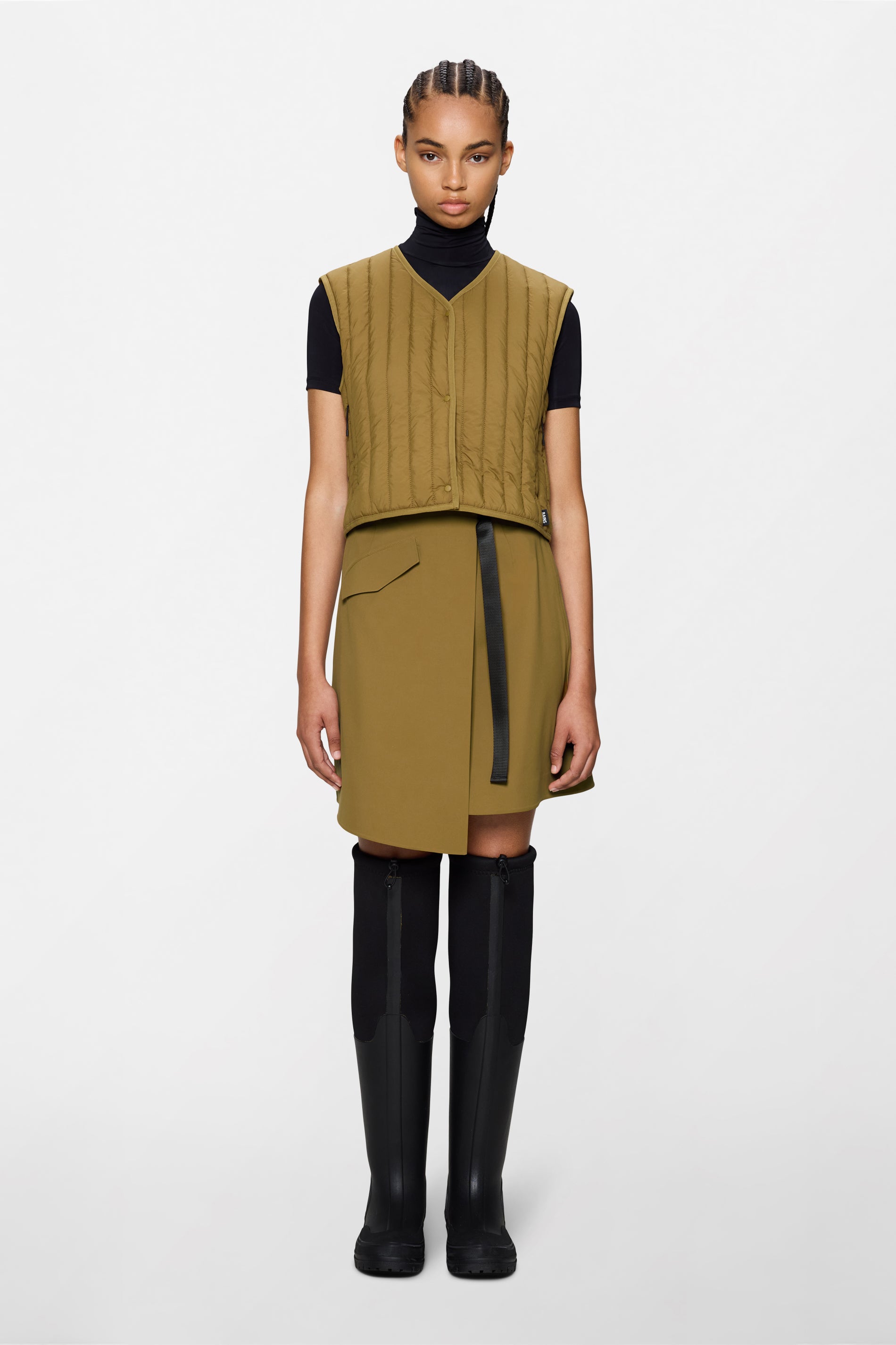 RAINS Banja Short Liner W Vest Dawn Short Sleeve
