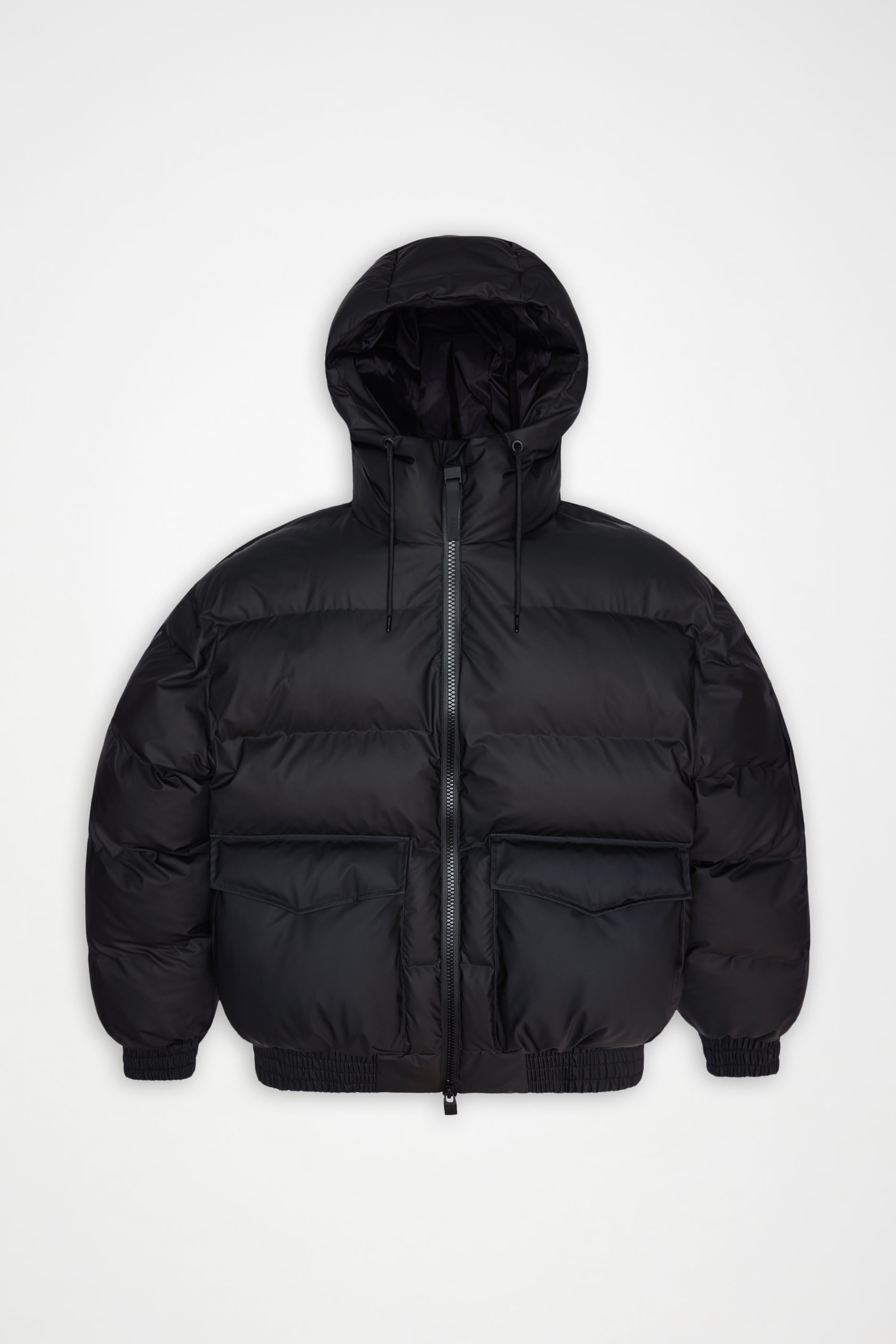 RAINS Alta Bomber Puffer Jacket Black Jacket