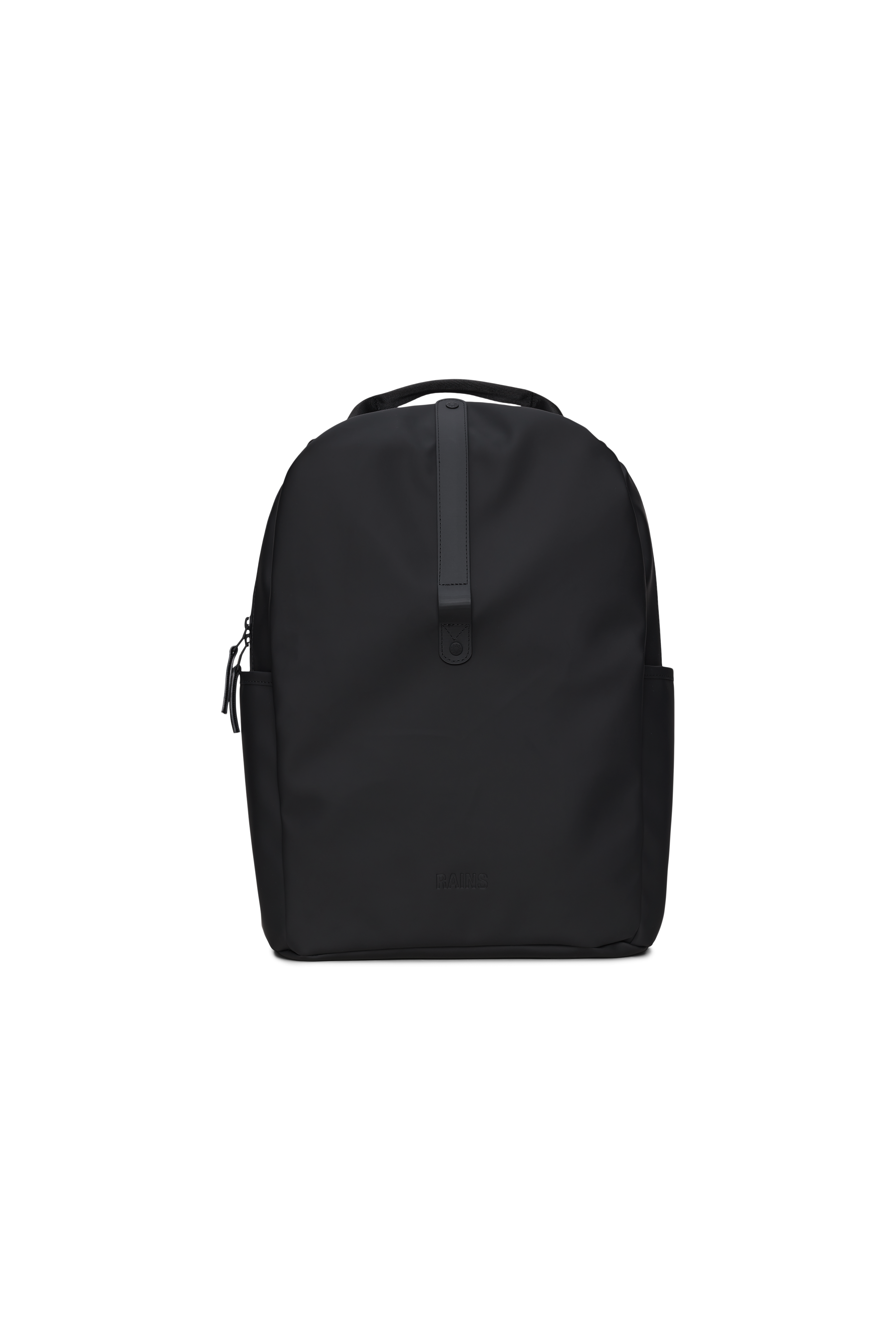 RAINS Clip Front Backpack Black Backpack