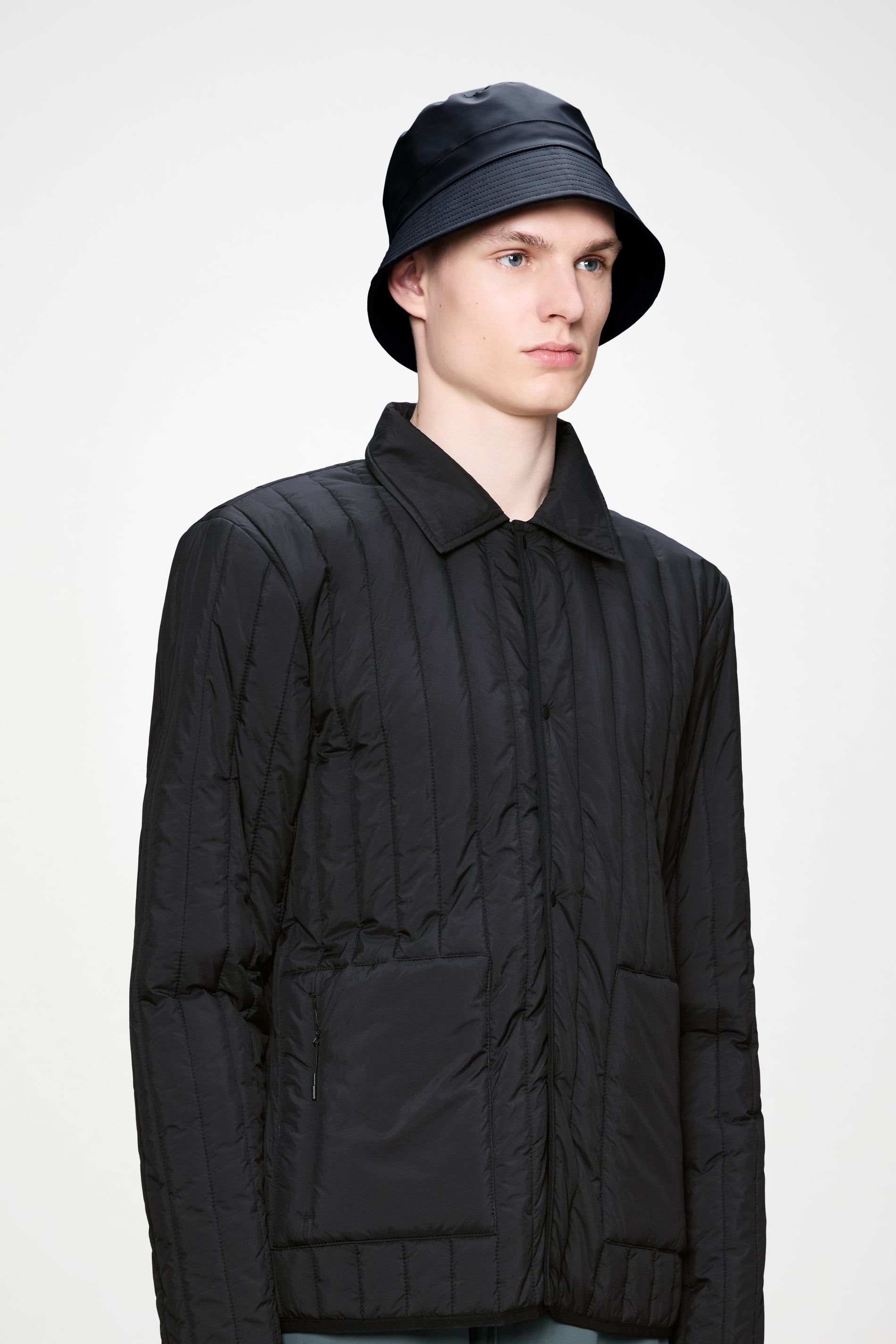 RAINS Bucket Hat Navy Headwear