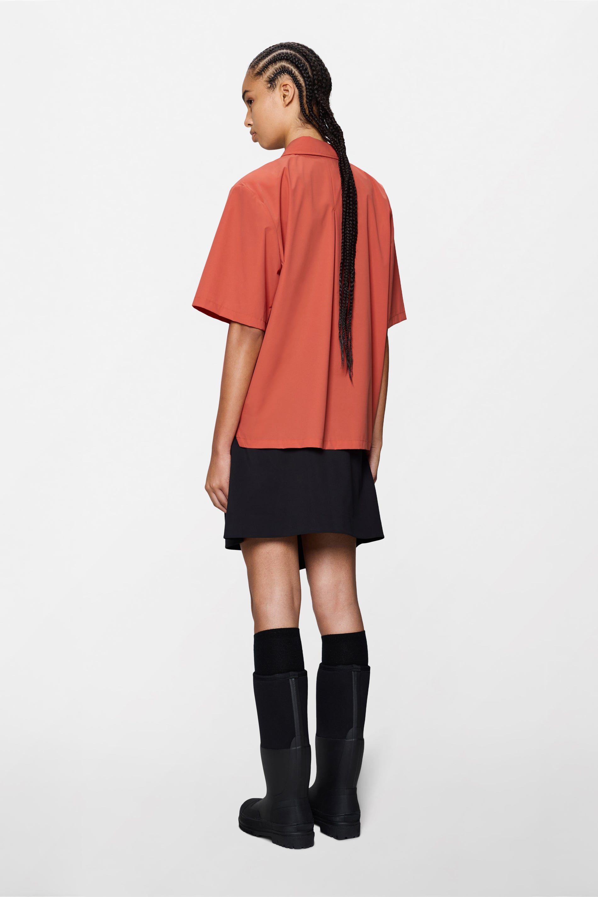 RAINS Mito Short Sleeve Shirt Kiln Short Sleeve