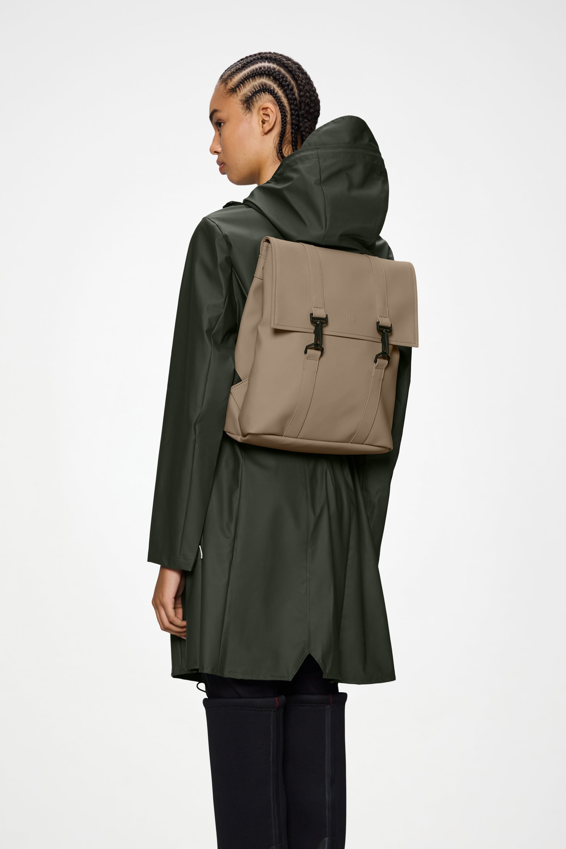 RAINS MSN Bag Mini Beige Backpack