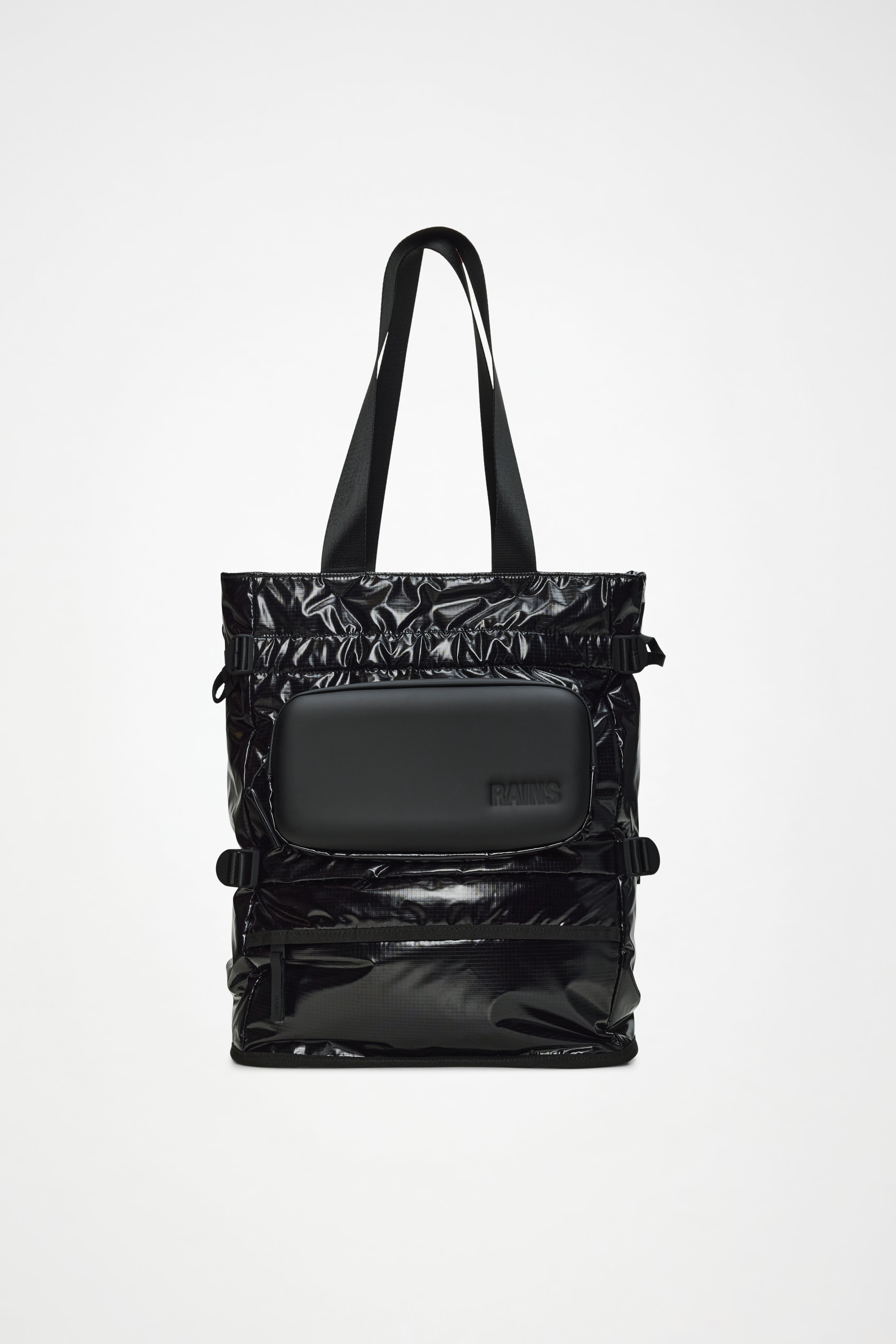 RAINS Sibu Shield Tote Bag Black 31L H42 x D14 x W36.50 cm Tote