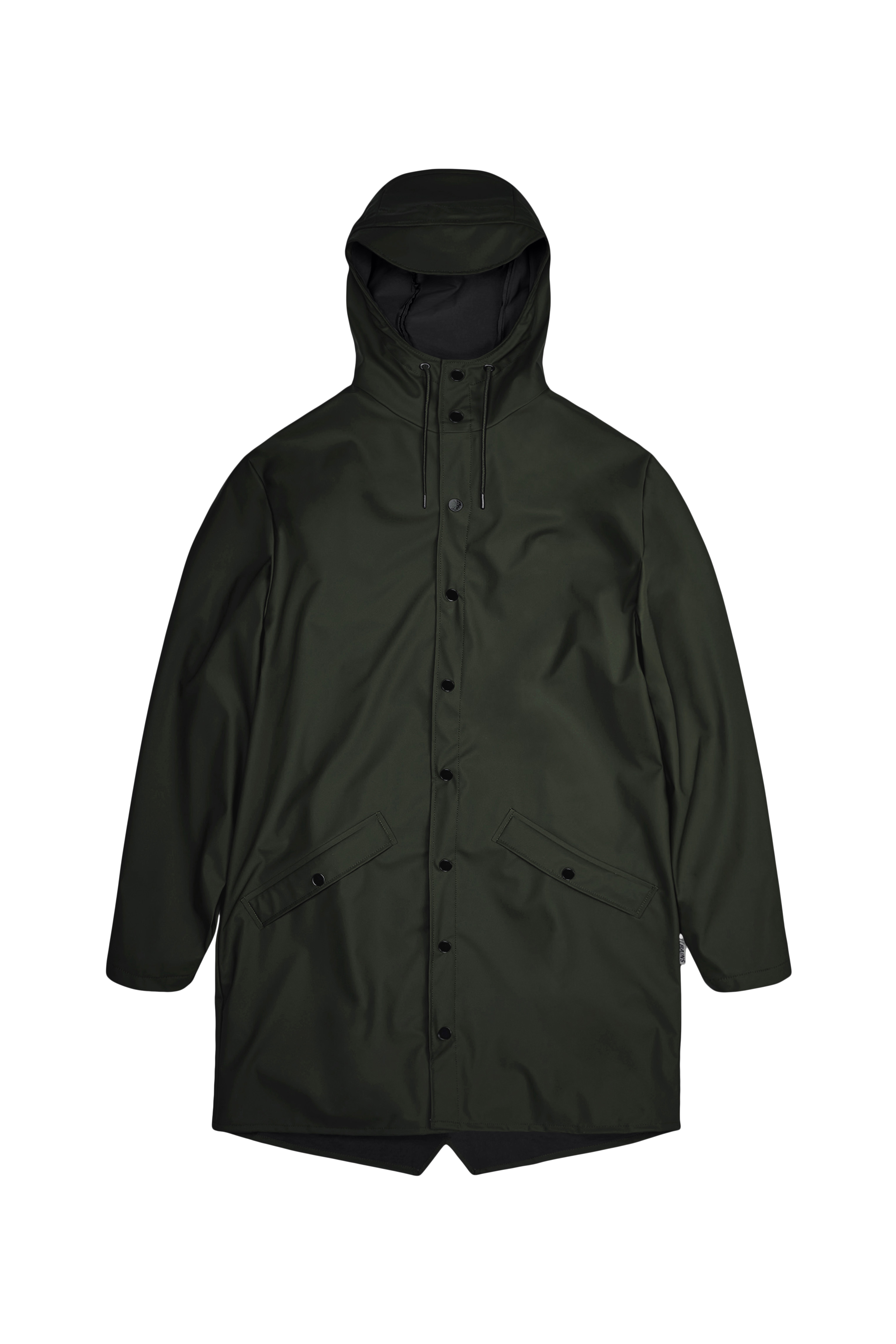 RAINS Long Jacket Green Jacket