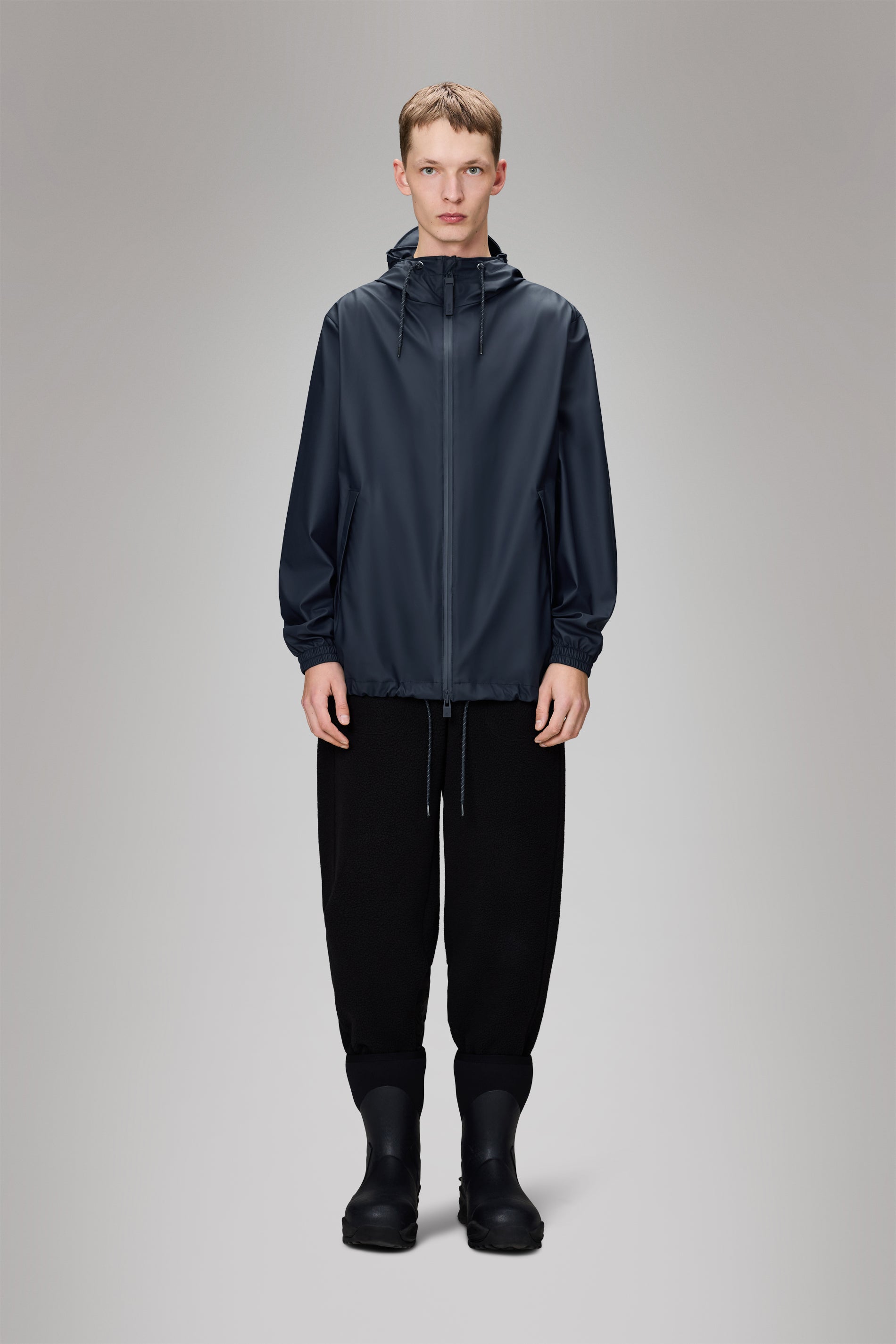 Rains Storm Breaker Navy Jacket