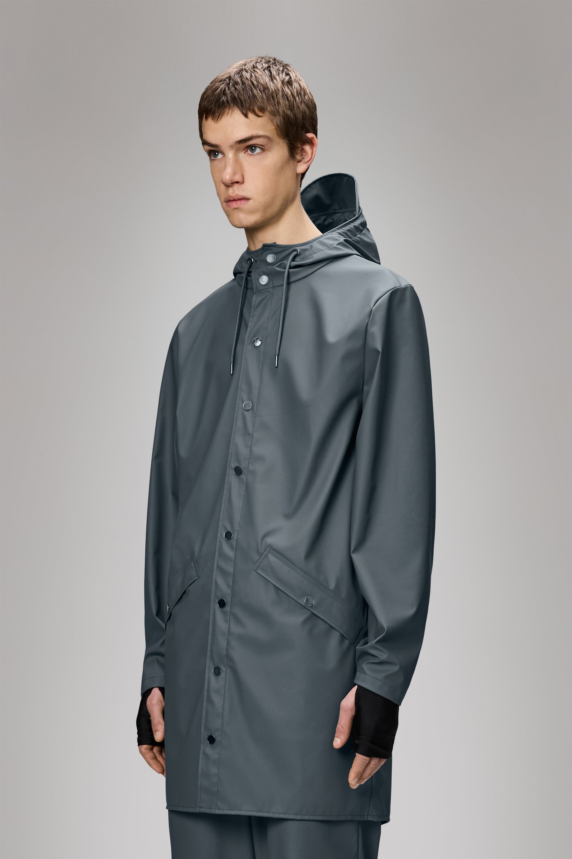RAINS Long Jacket Lagoon Jacket