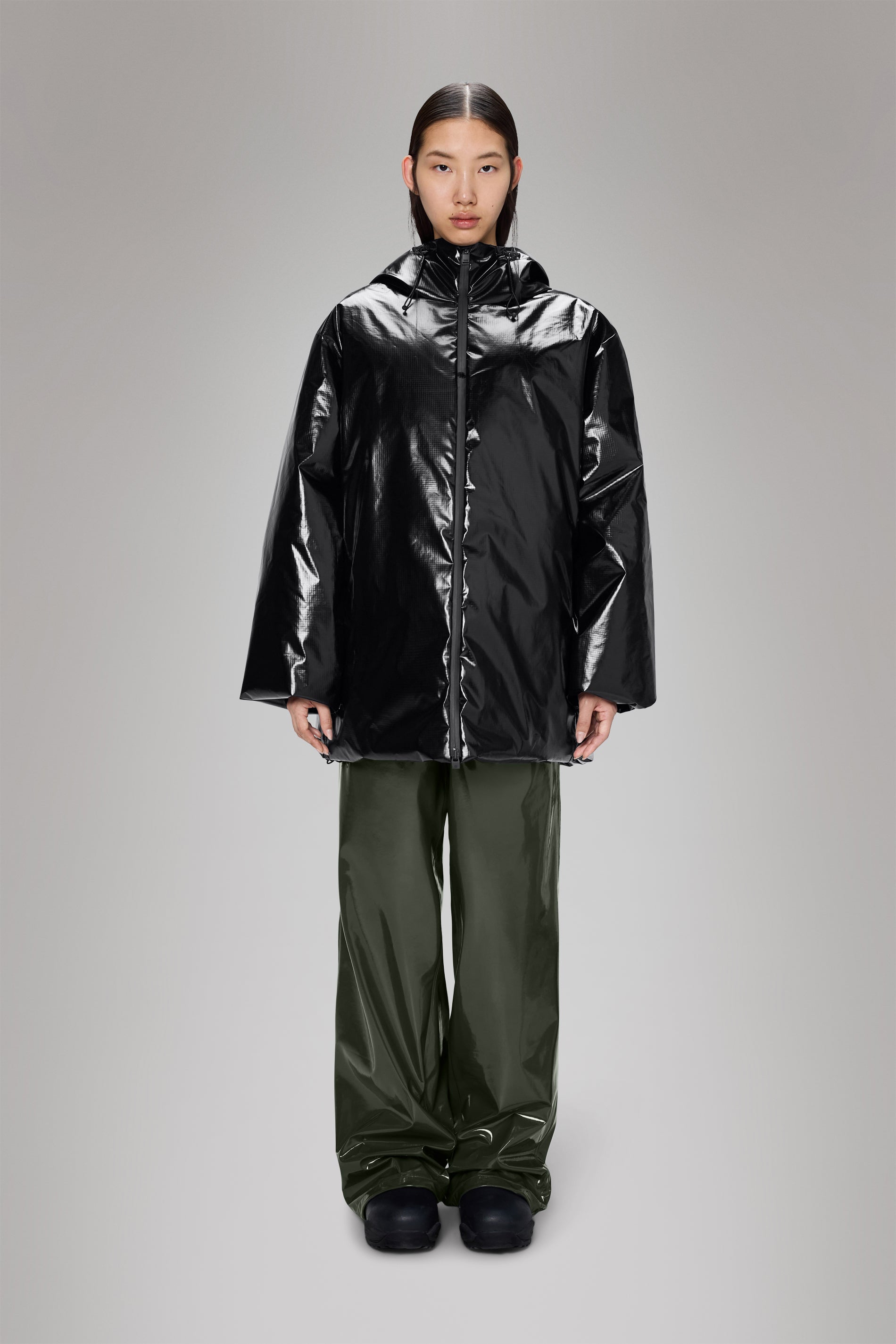 RAINS Sibu Vision Puffer Jacket Black Jacket