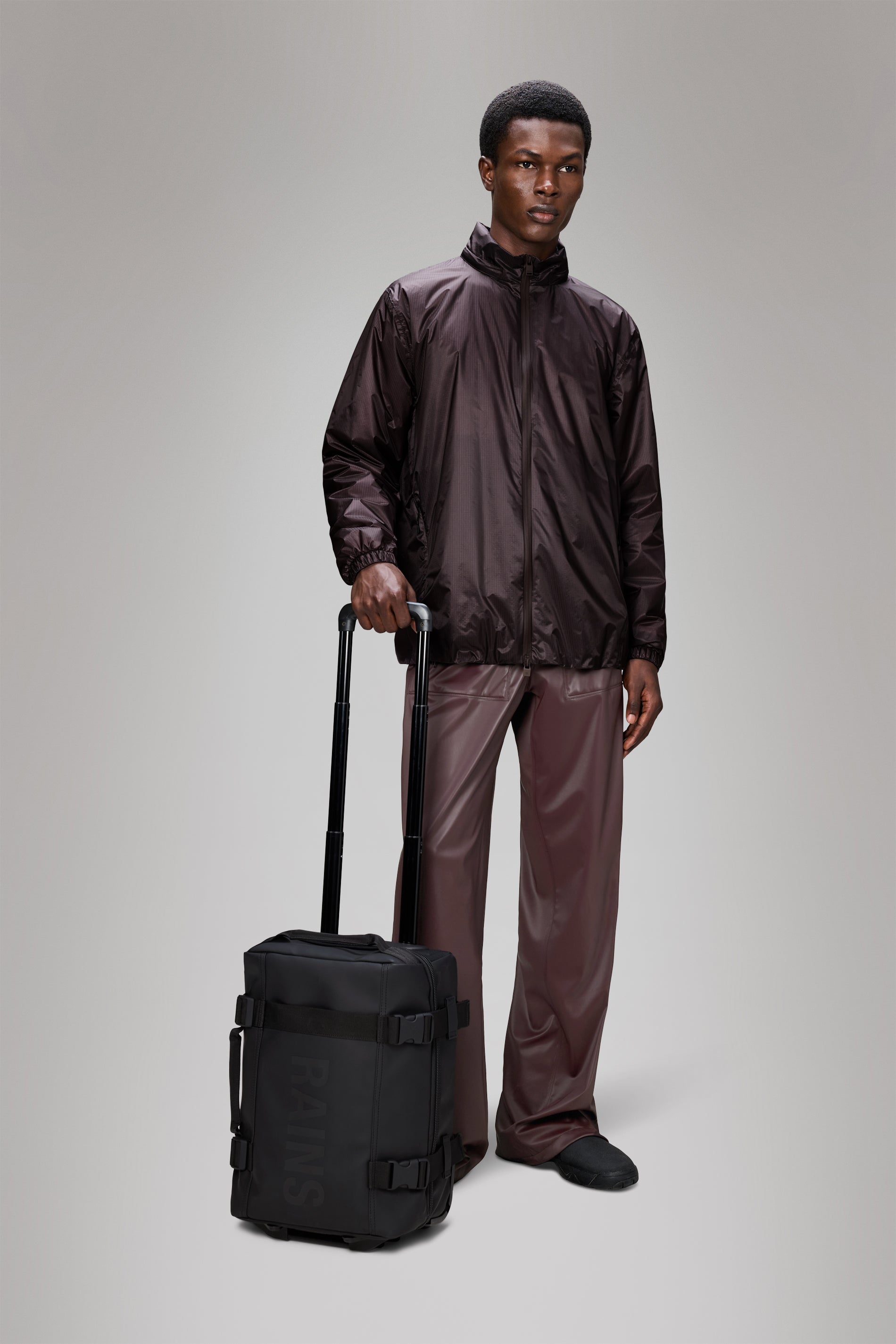 RAINS Texel Cabin Bag Mini Black Trolley