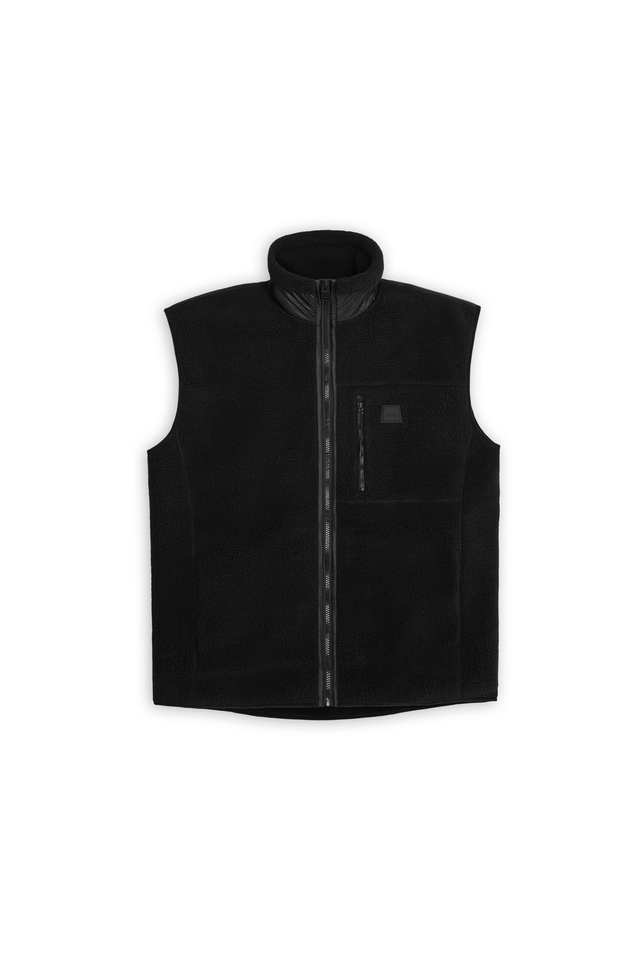 RAINS Yermo Fleece Vest Black Vest