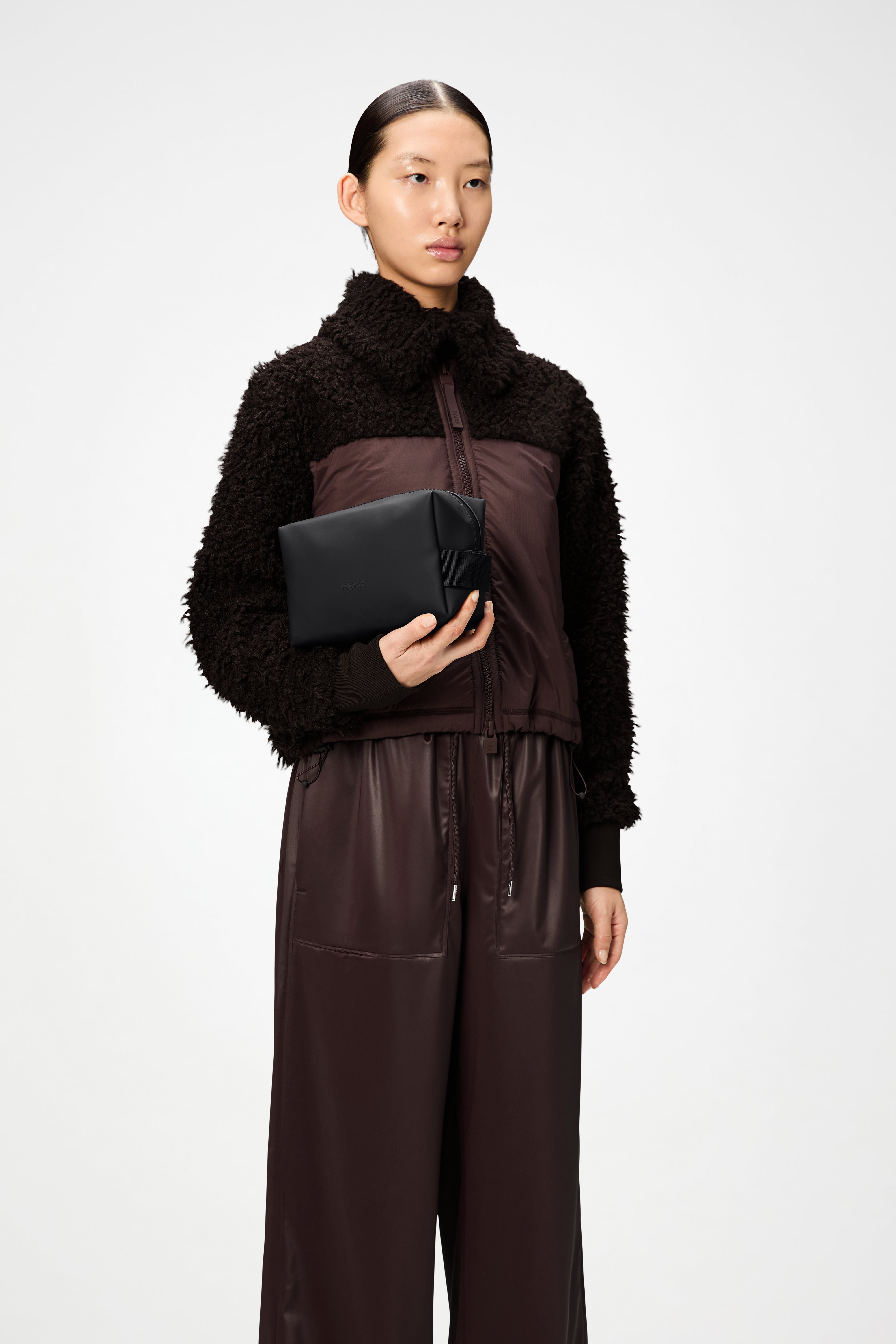 RAINS Wash Bag Small Black Wash Bag