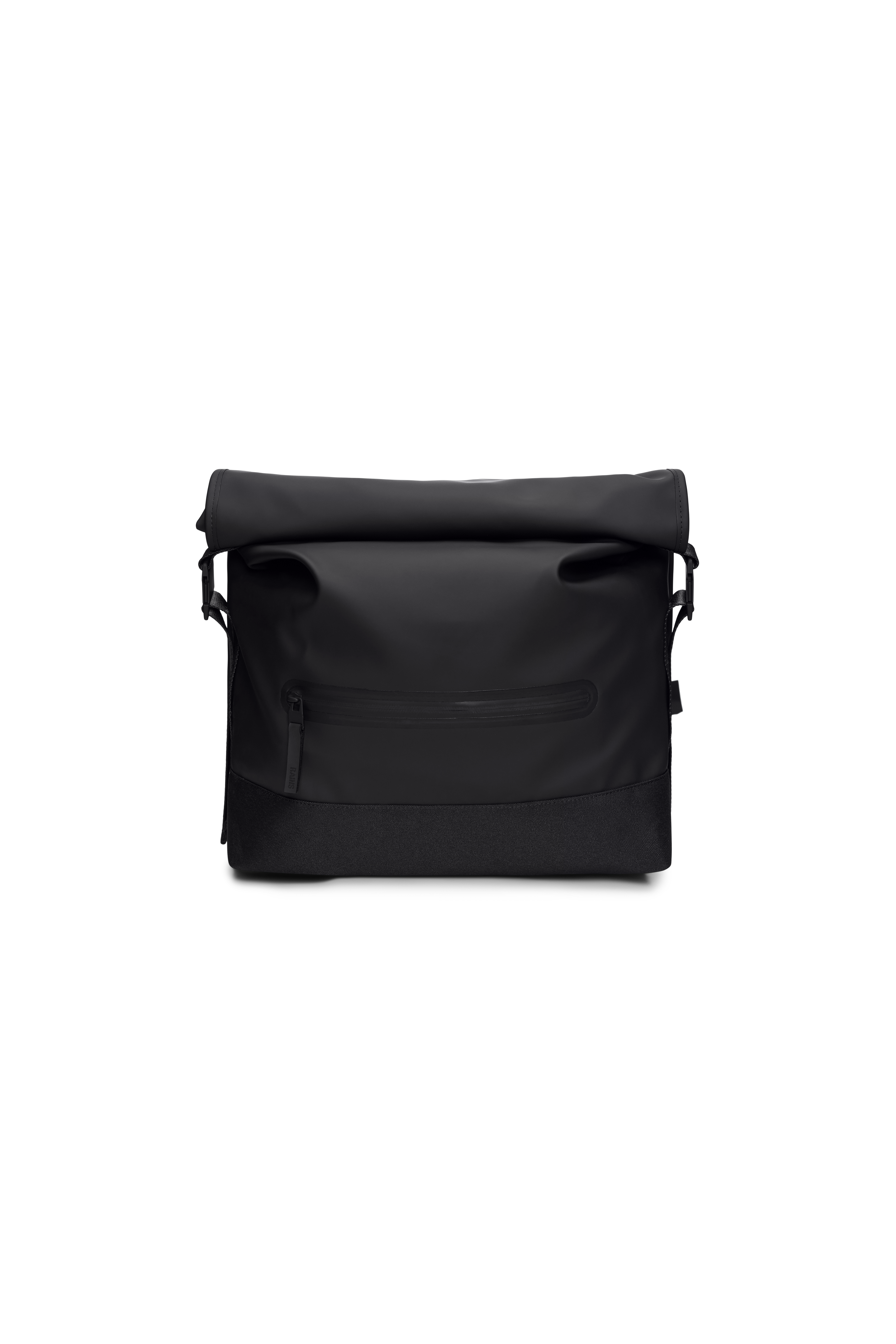 RAINS Trail Rolltop Messenger Bag Black 13L H33 x D12 x W39 cm Messenger