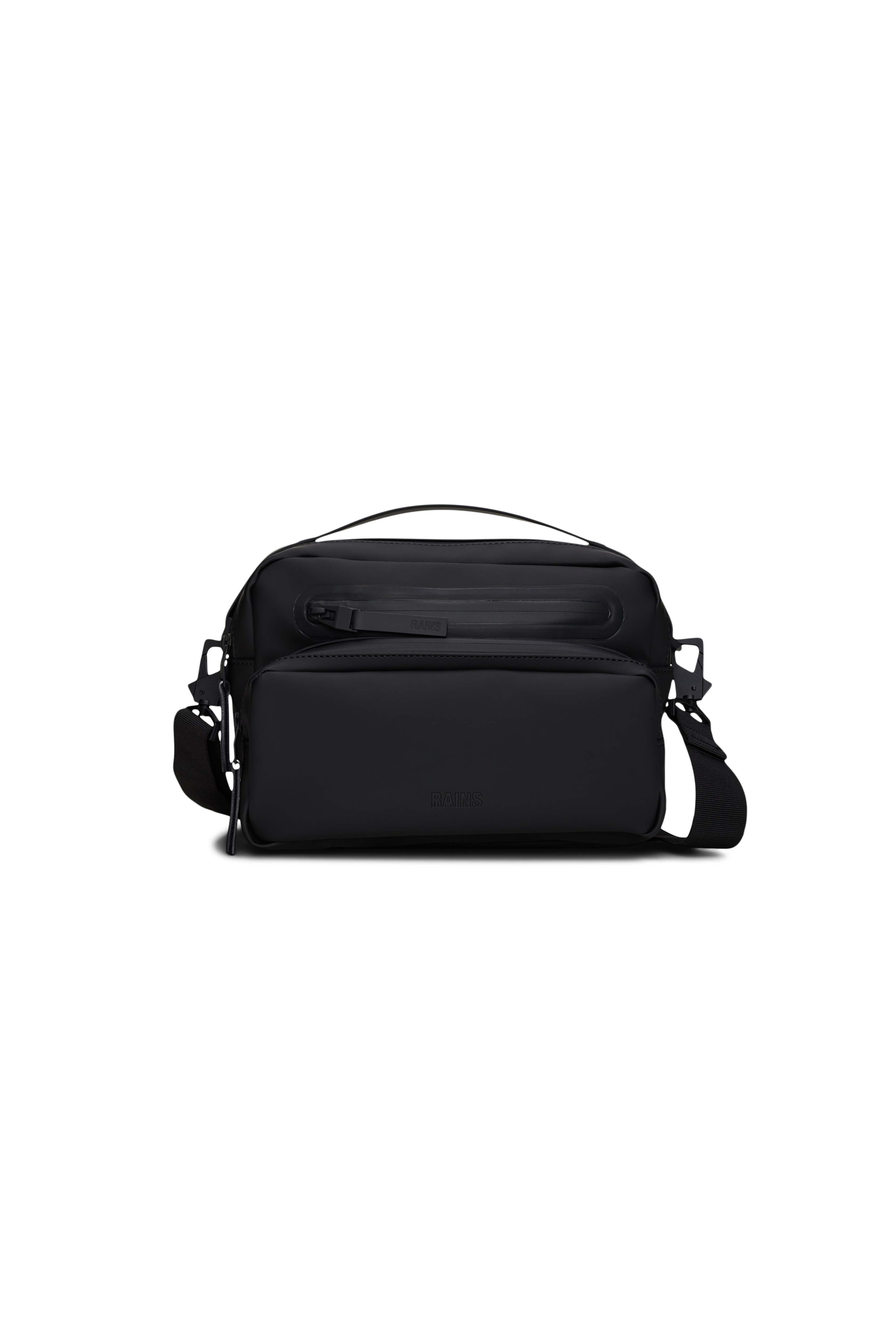 RAINS Cargo Box Bag Black 4L H18 x D8 x W25 cm Crossbody