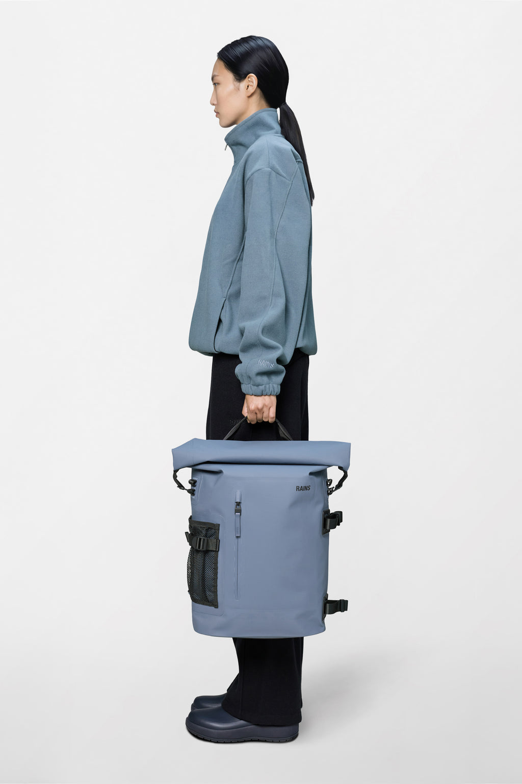 Rains® Deepwater Rolltop Rucksack Large in Black for €169