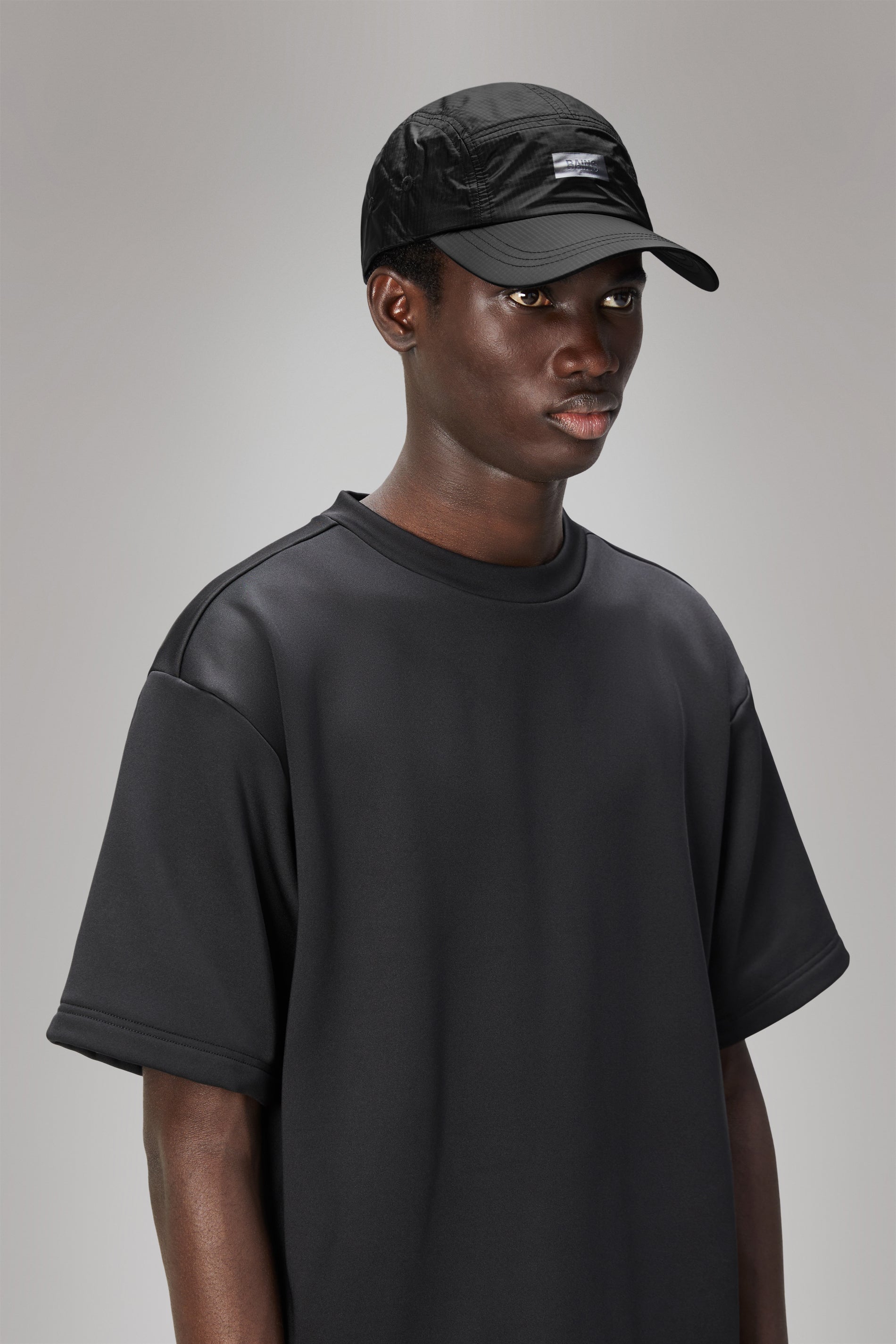 Rains® 5 Panel Ripstop Cap in Black for €44.90 | 2-Year Warranty