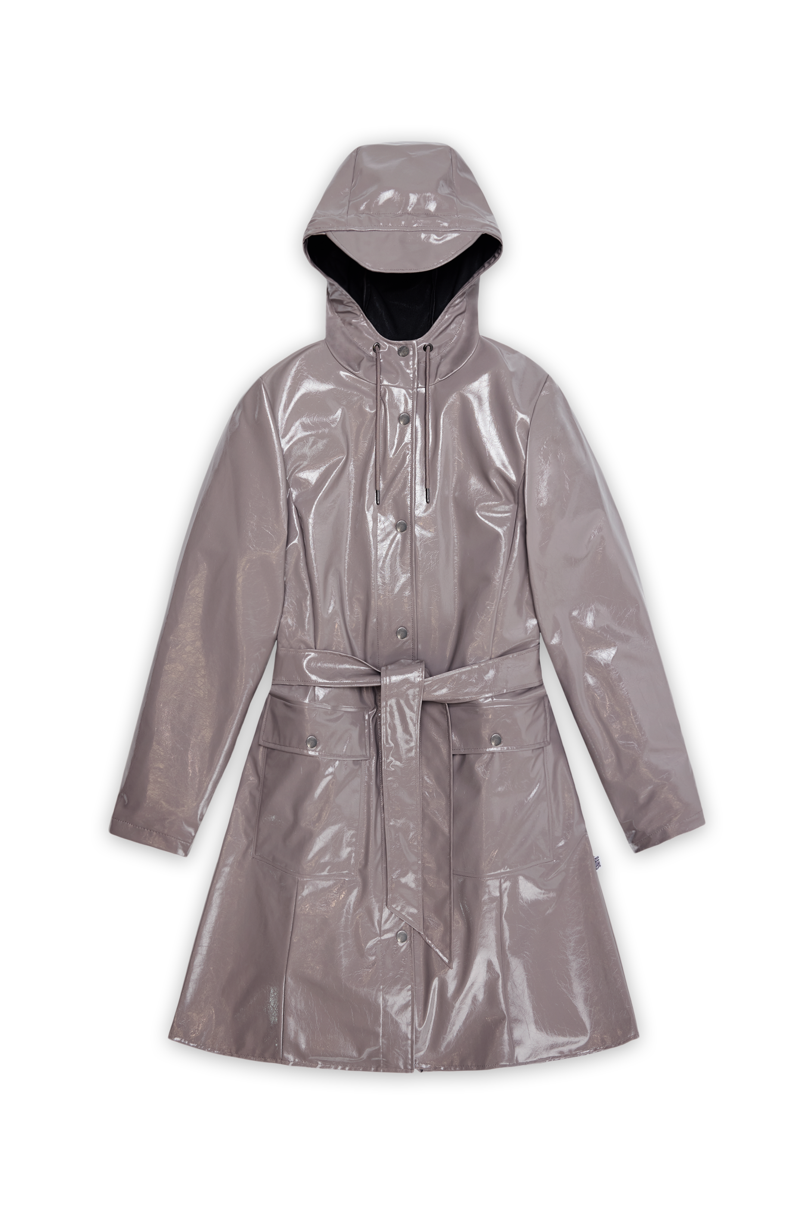 RAINS Curve Long Jacket
 Cinder Glaze Jacket